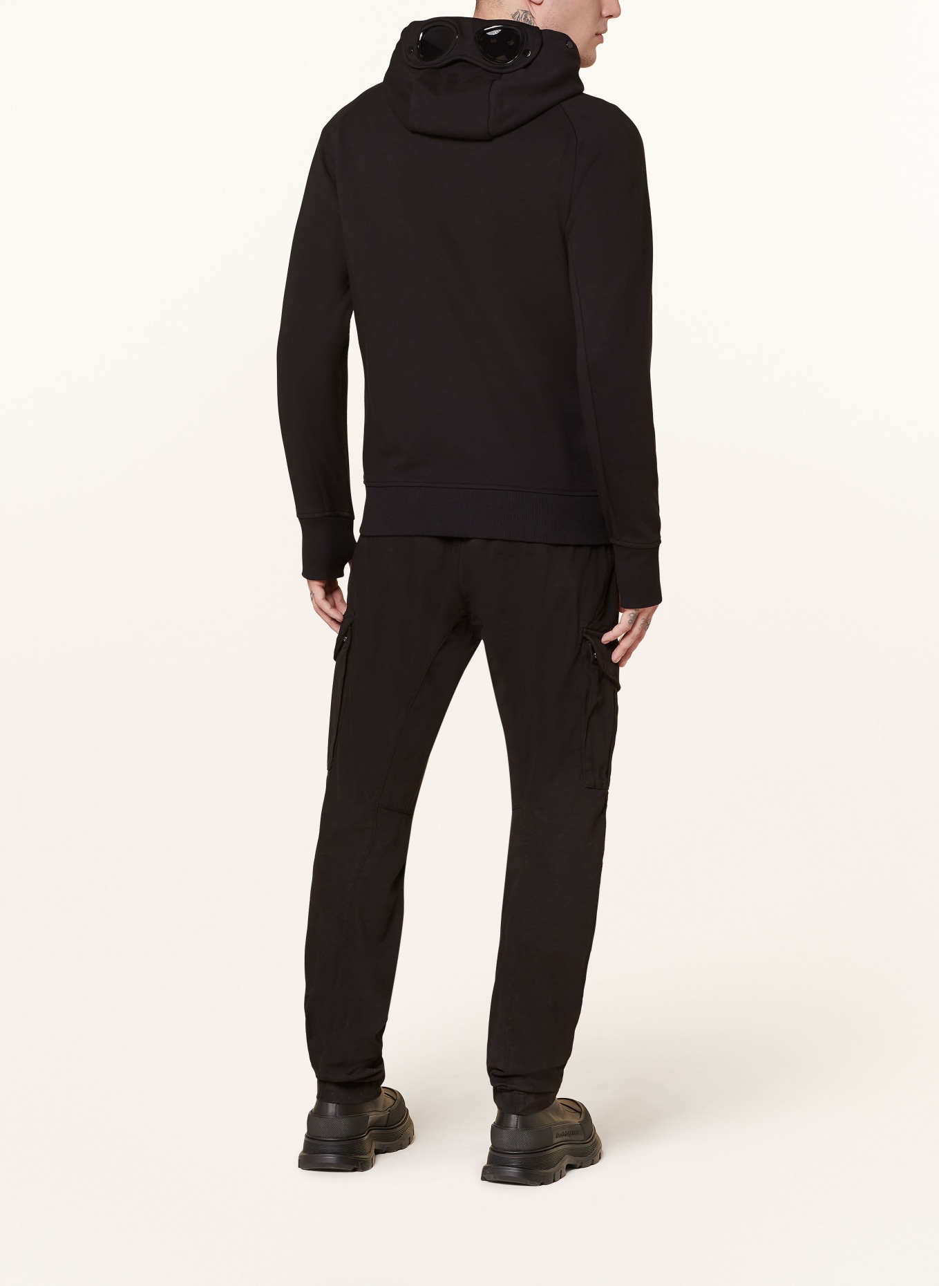 C.P. COMPANY Sweat jacket, Color: BLACK (Image 3)