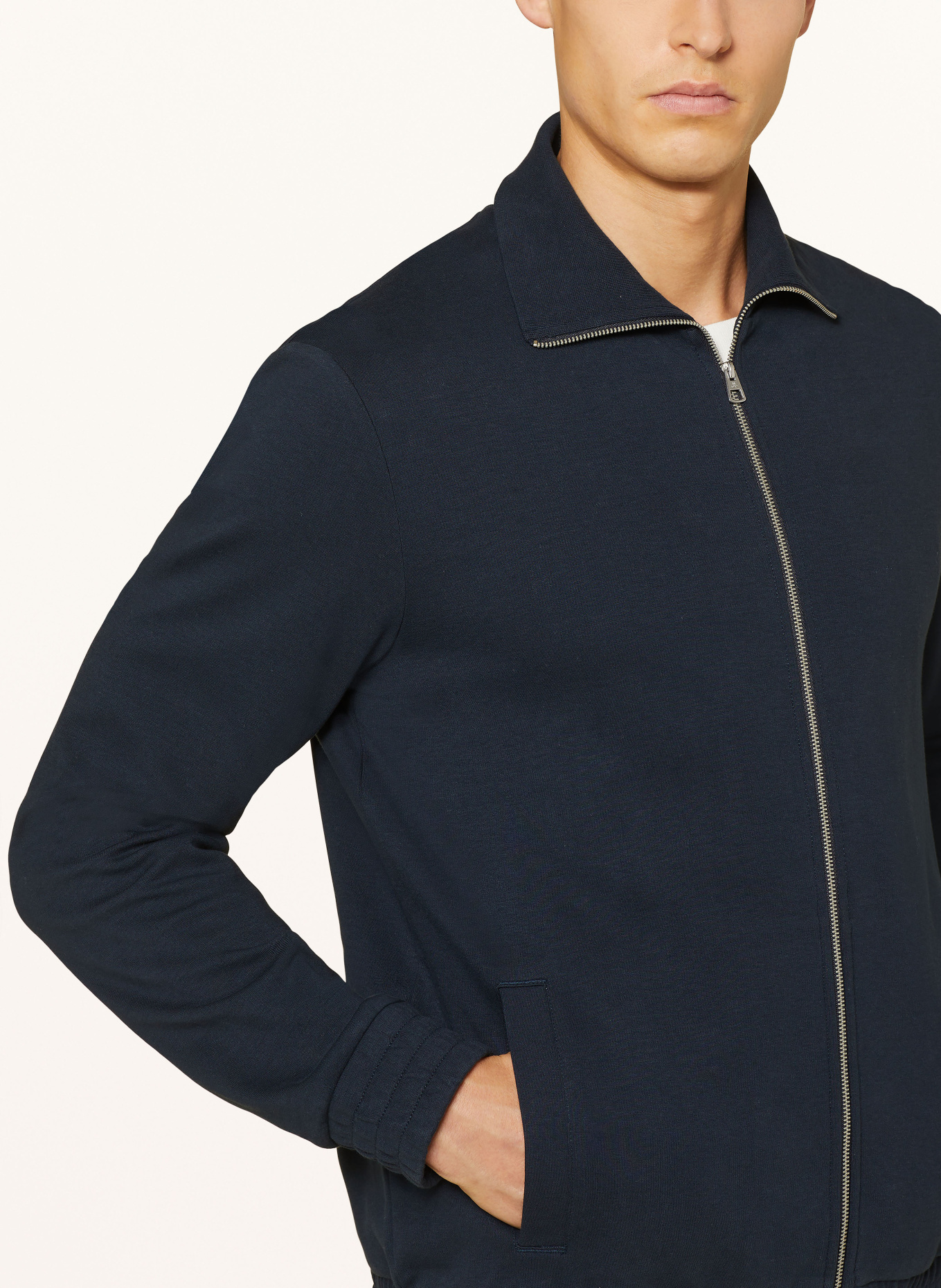 Marc O'Polo Sweat jacket, Color: DARK BLUE (Image 4)