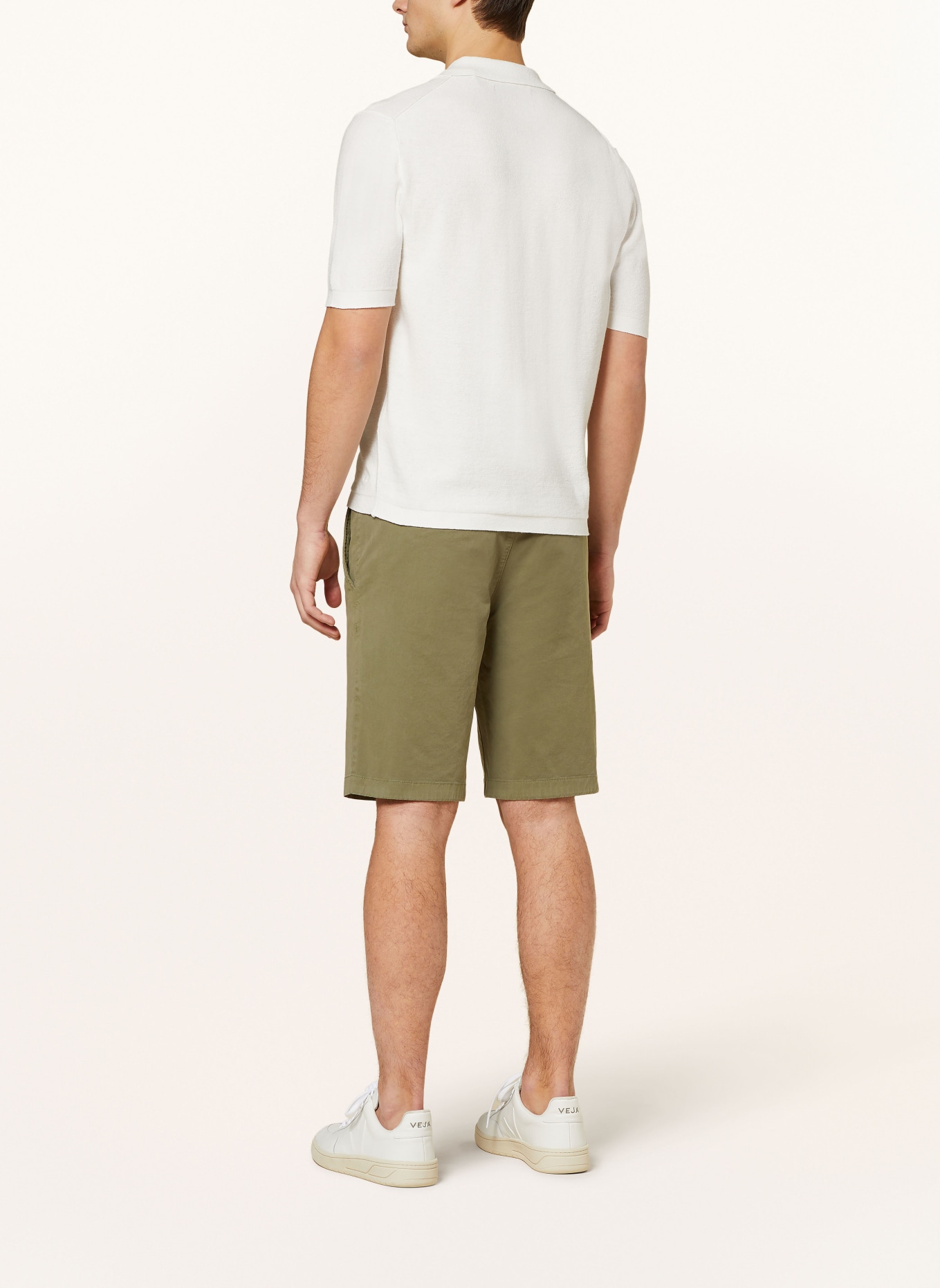 Marc O'Polo Resorthemd Regular Fit aus Strick, Farbe: WEISS (Bild 3)