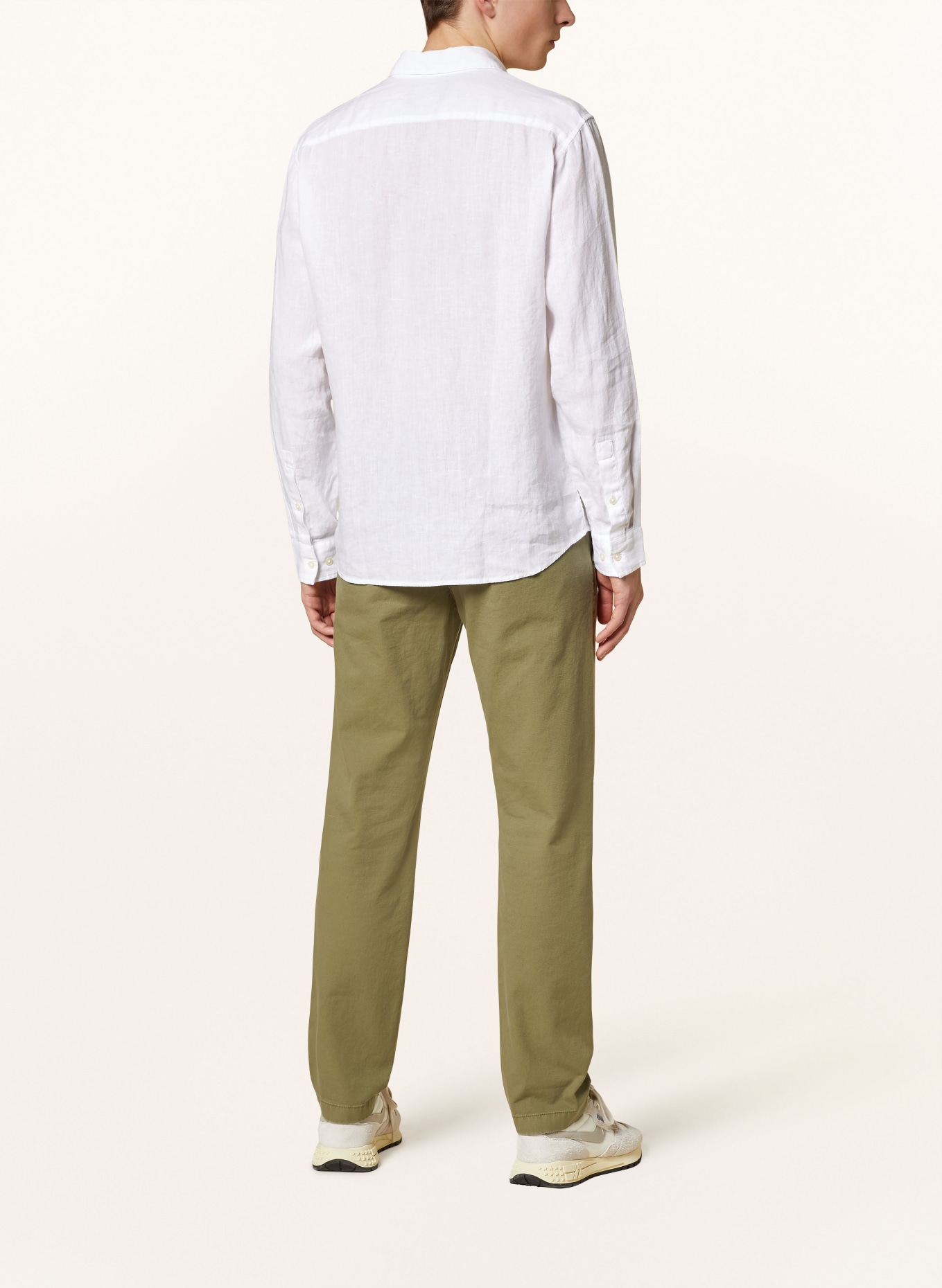 Marc O'Polo Linen shirt regular fit, Color: WHITE (Image 3)