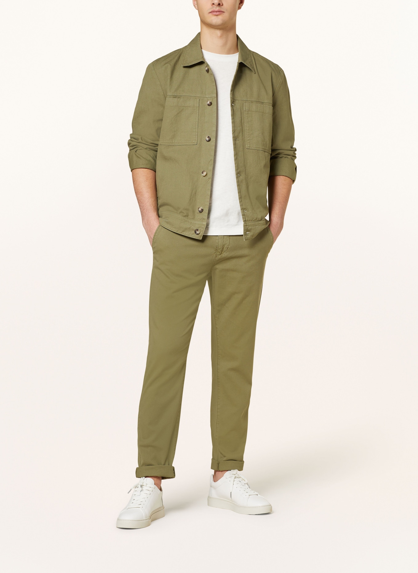 Marc O'Polo Chinos tapered fit, Color: OLIVE (Image 2)