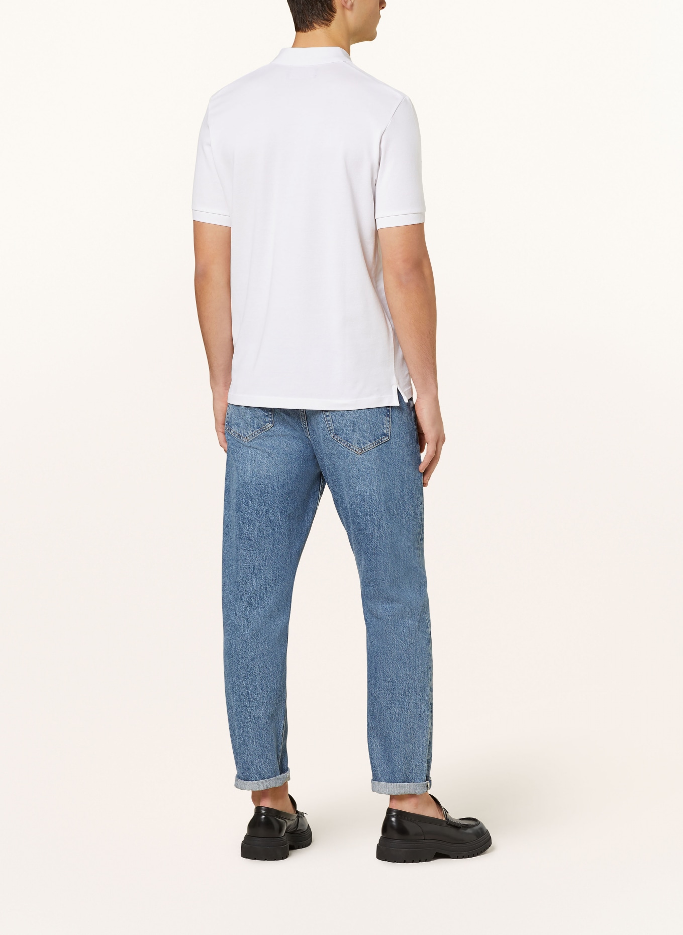 Marc O'Polo Piqué polo shirt regular fit, Color: WHITE (Image 3)