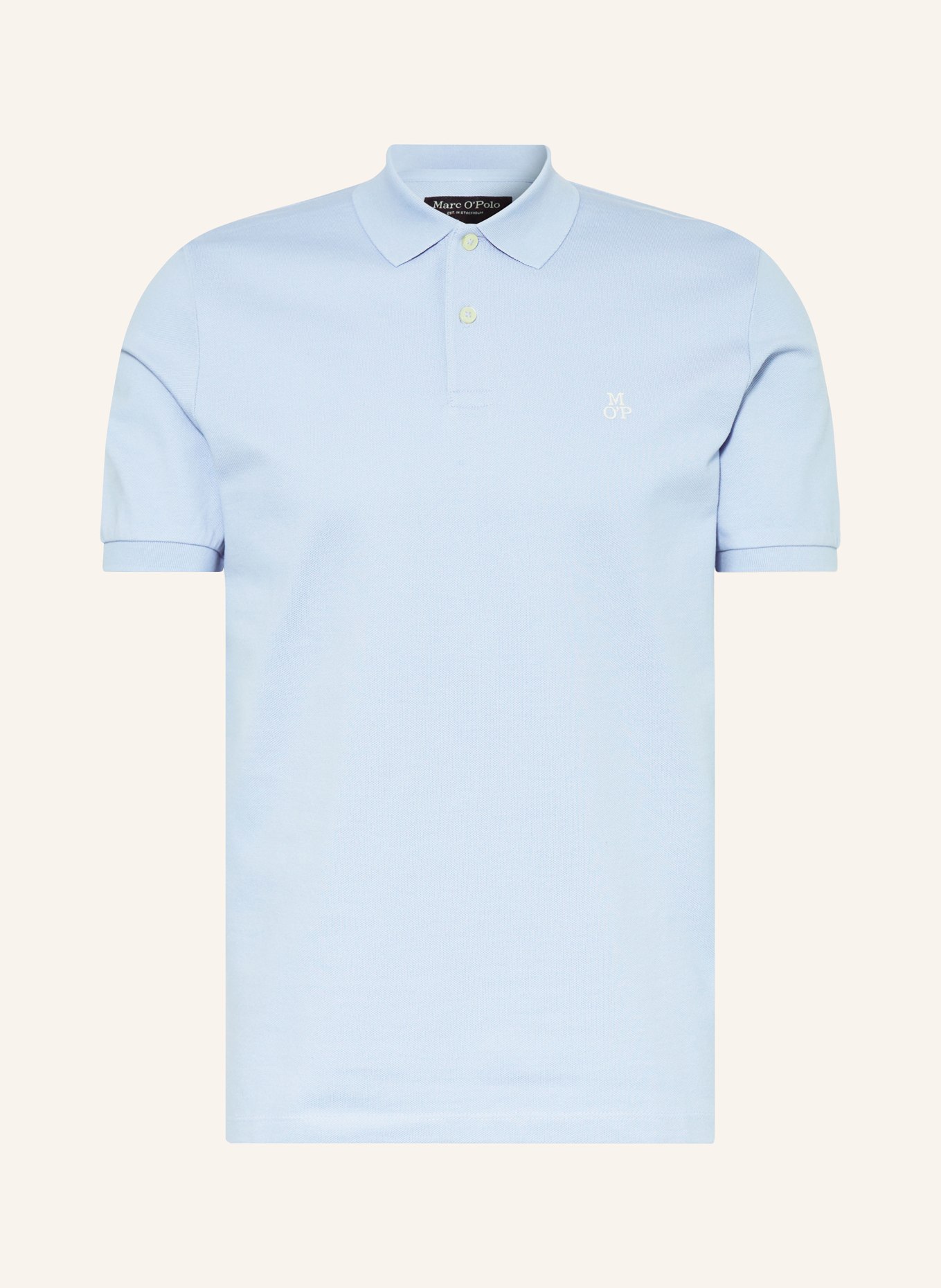 Marc O'Polo Piqué-Poloshirt Regular Fit, Farbe: HELLBLAU (Bild 1)