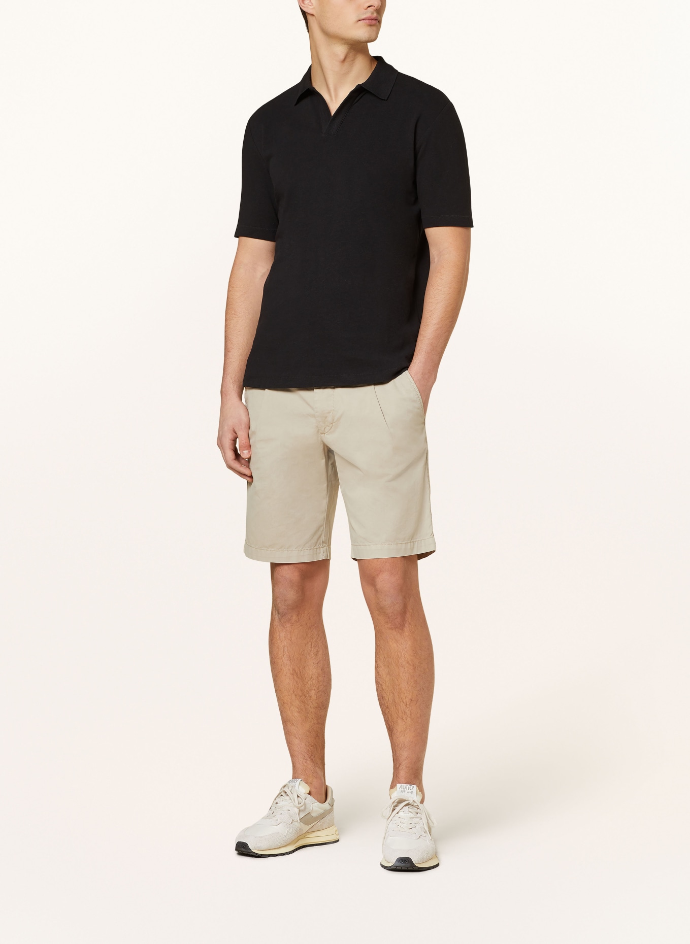 Marc O'Polo Knitted polo shirt regular fit, Color: BLACK (Image 2)