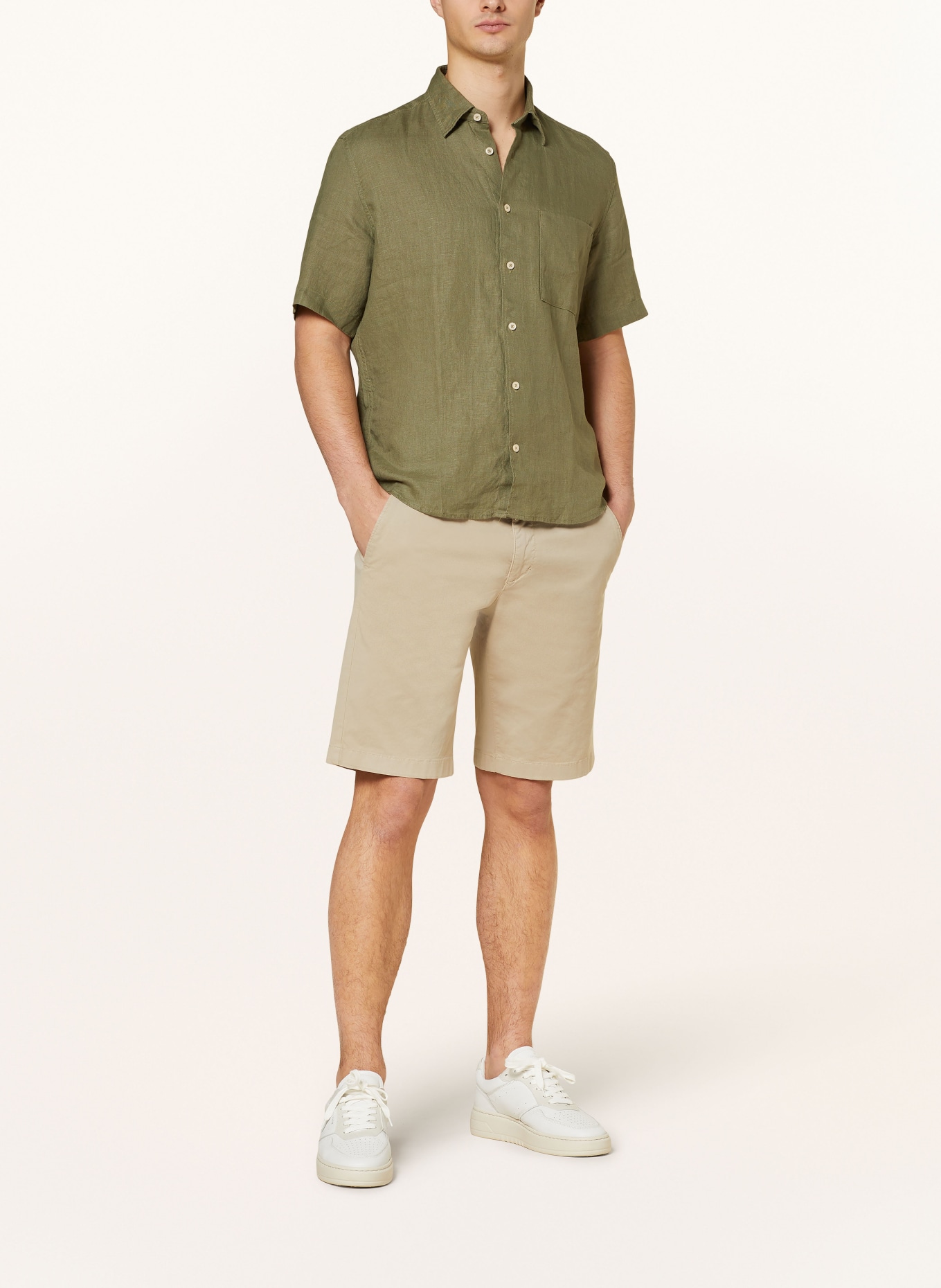 Marc O'Polo Shorts RESO Regular Fit, Farbe: BEIGE (Bild 2)