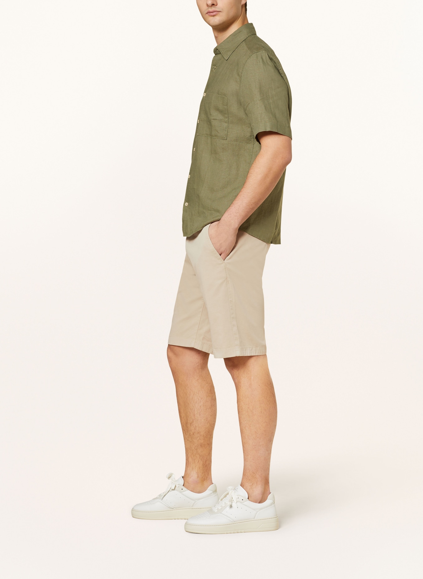 Marc O'Polo Shorts RESO Regular Fit, Farbe: BEIGE (Bild 4)