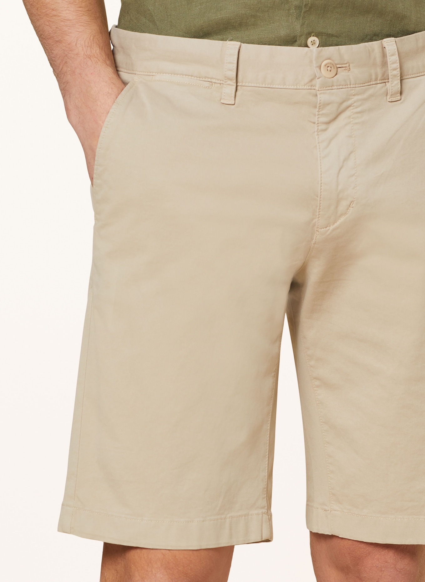 Marc O'Polo Shorts RESO Regular Fit, Farbe: BEIGE (Bild 5)