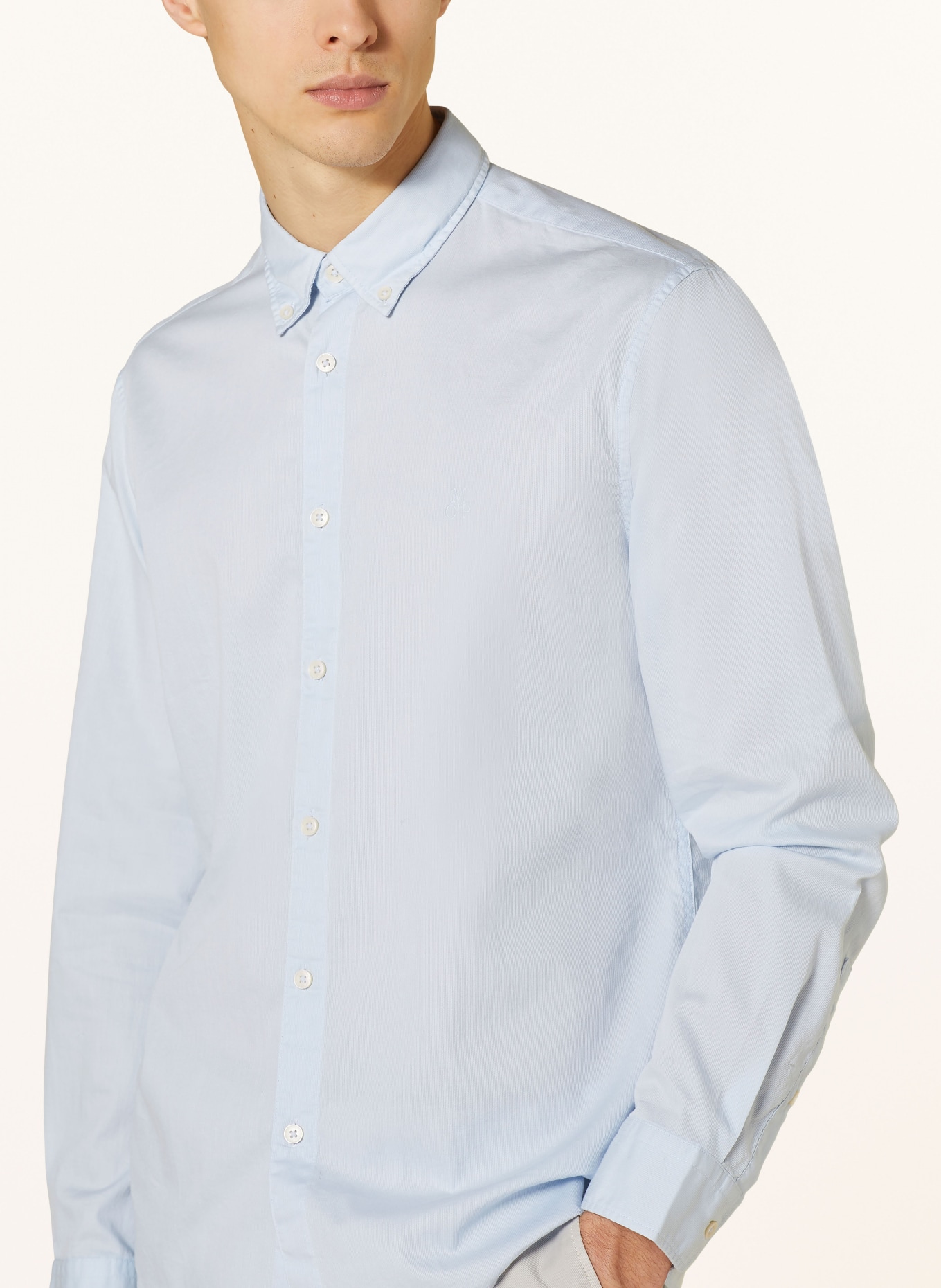 Marc O'Polo Hemd Regular Fit, Farbe: HELLBLAU (Bild 4)