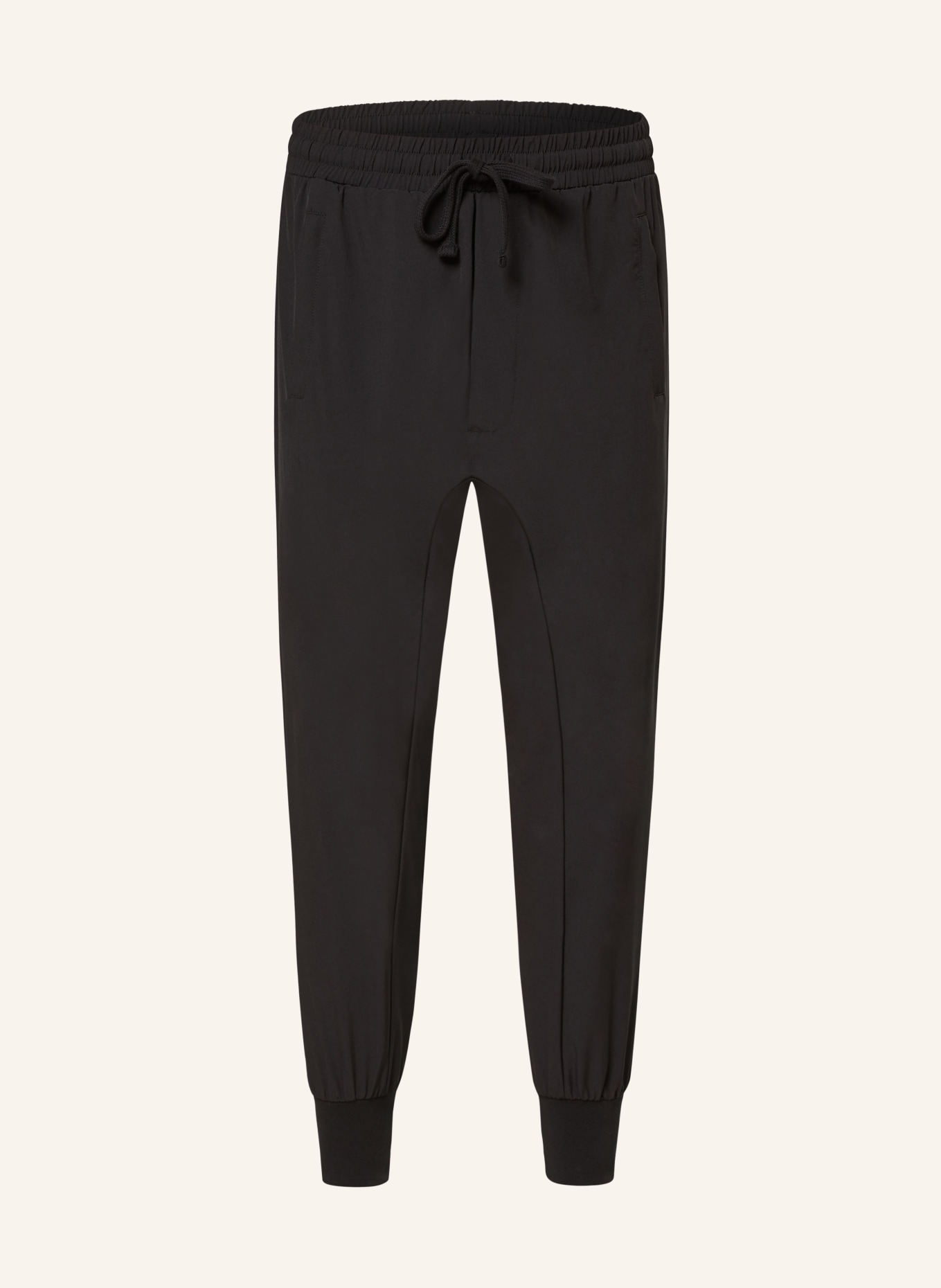 thom/krom Pants in jogger style, Color: BLACK (Image 1)