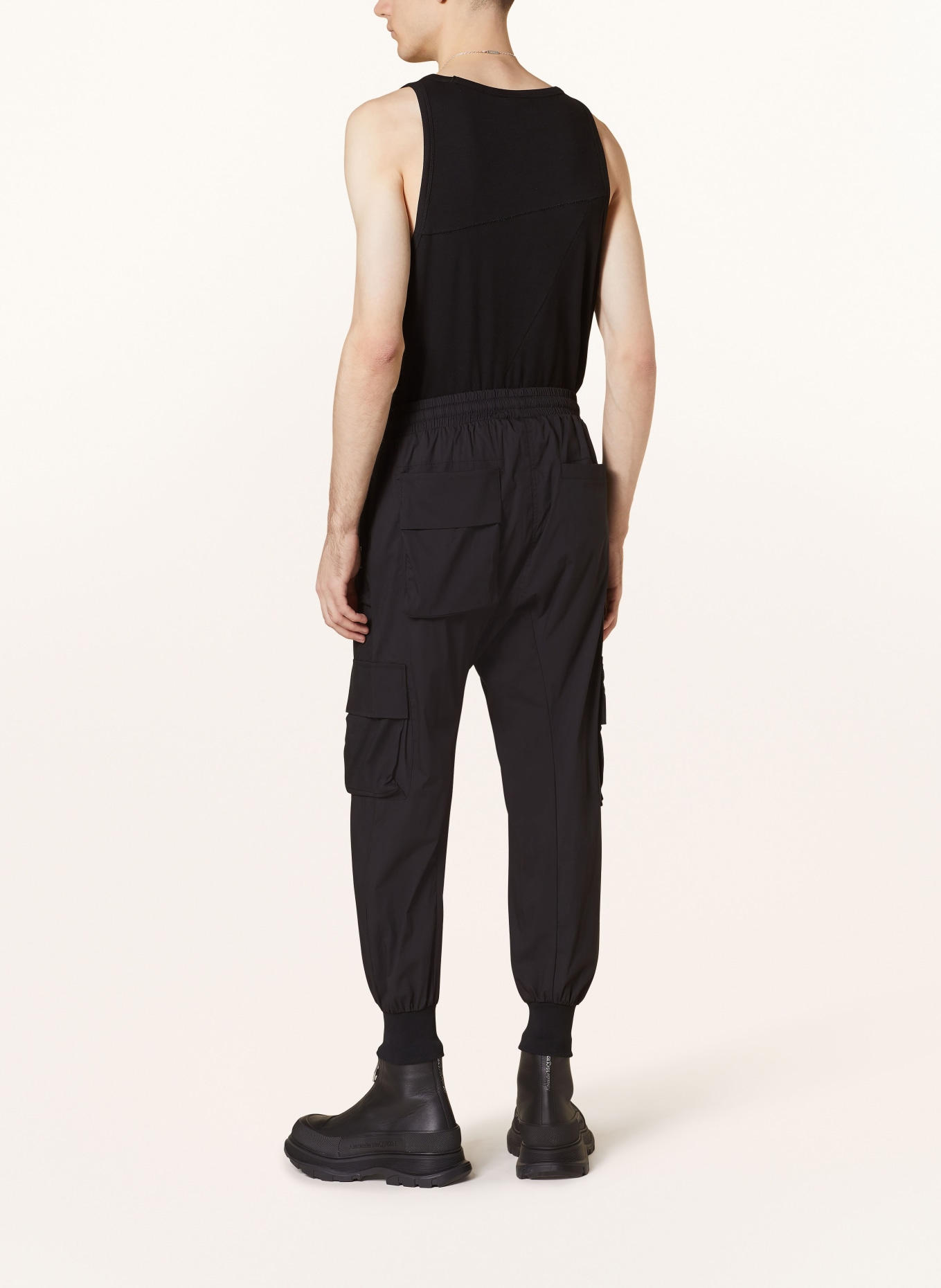 thom/krom Cargo trousers extra slim fit, Color: BLACK (Image 3)