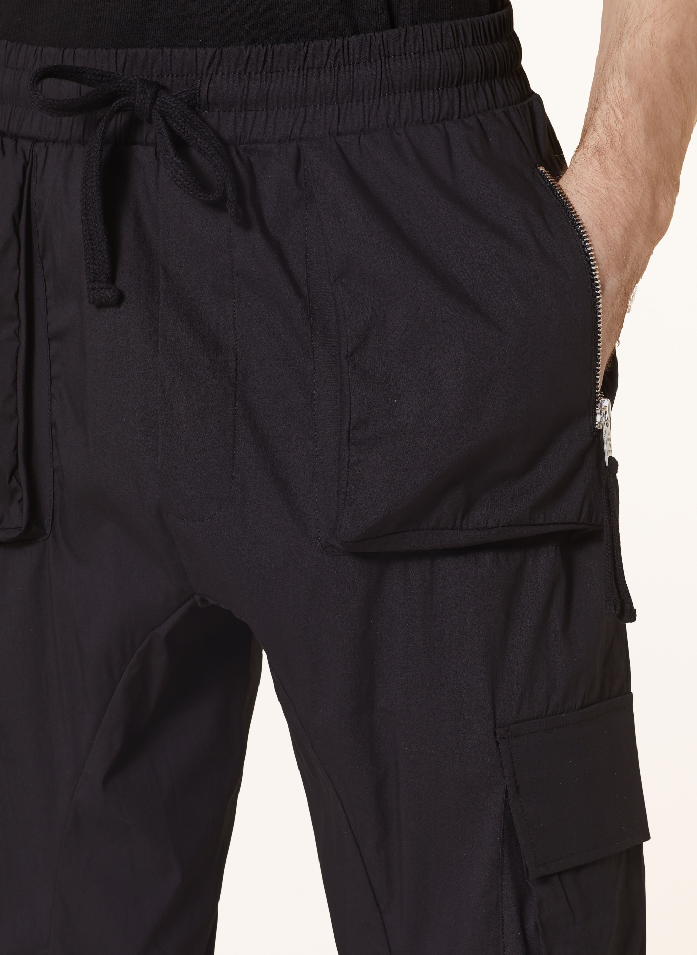 thom/krom Cargo trousers extra slim fit, Color: BLACK (Image 5)