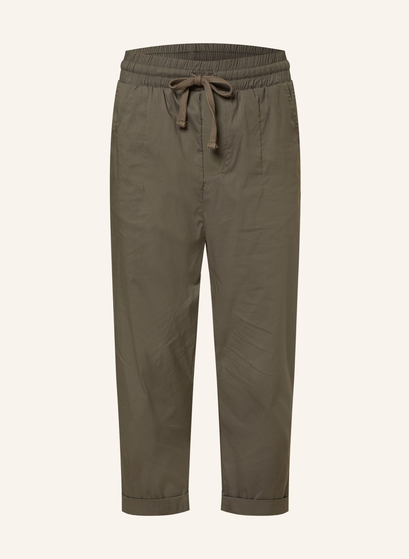 thom/krom Pants in jogger style slim fit, Color: KHAKI (Image 1)