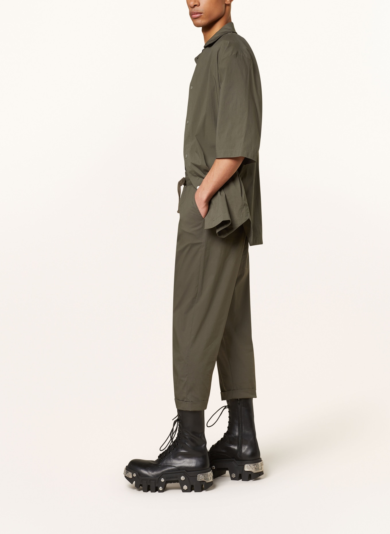 thom/krom Spodnie w stylu dresowym slim fit, Kolor: KHAKI (Obrazek 4)