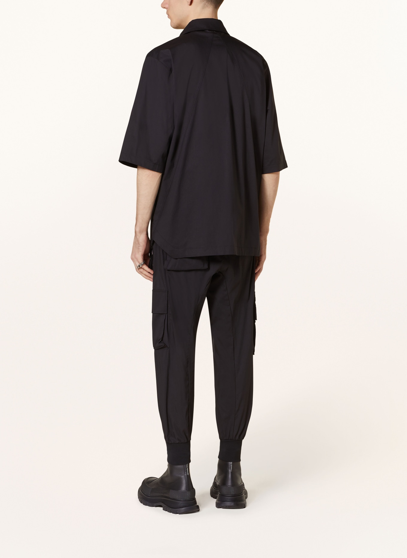 thom/krom Oversized shirt comfort fit, Color: BLACK (Image 3)