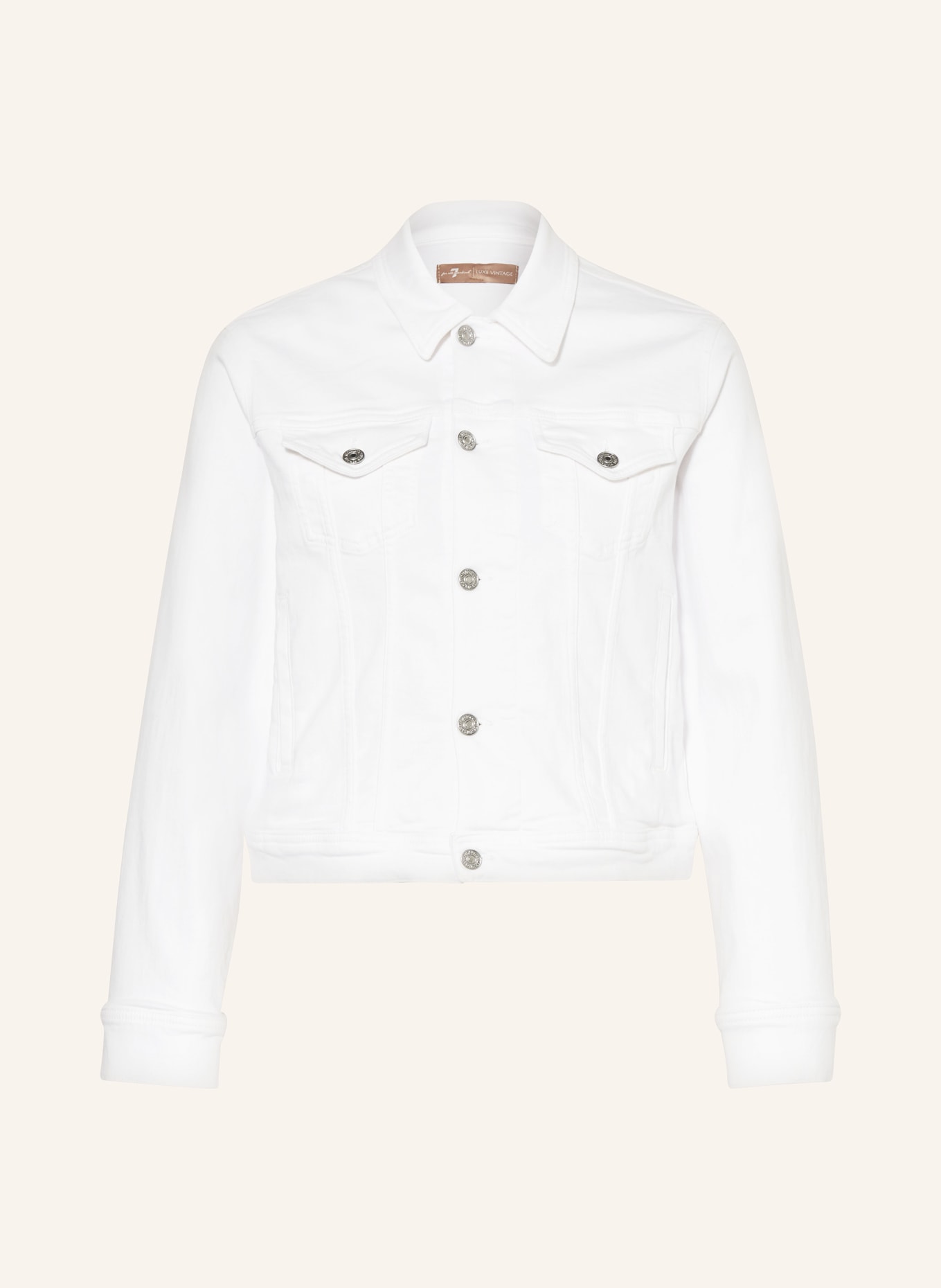 7 for all mankind Denim jacket CLASSIC TRUCKER, Color: WHITE (Image 1)