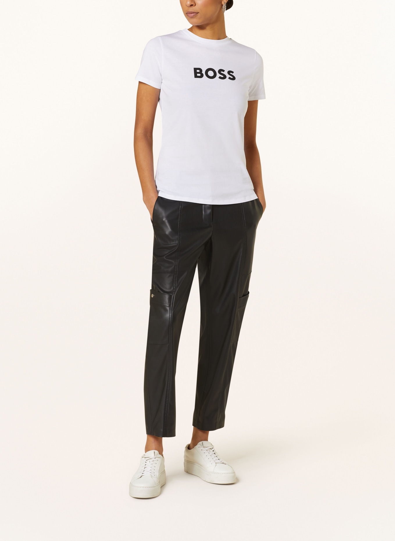 BOSS T-Shirt ELOGO, Farbe: WEISS (Bild 2)