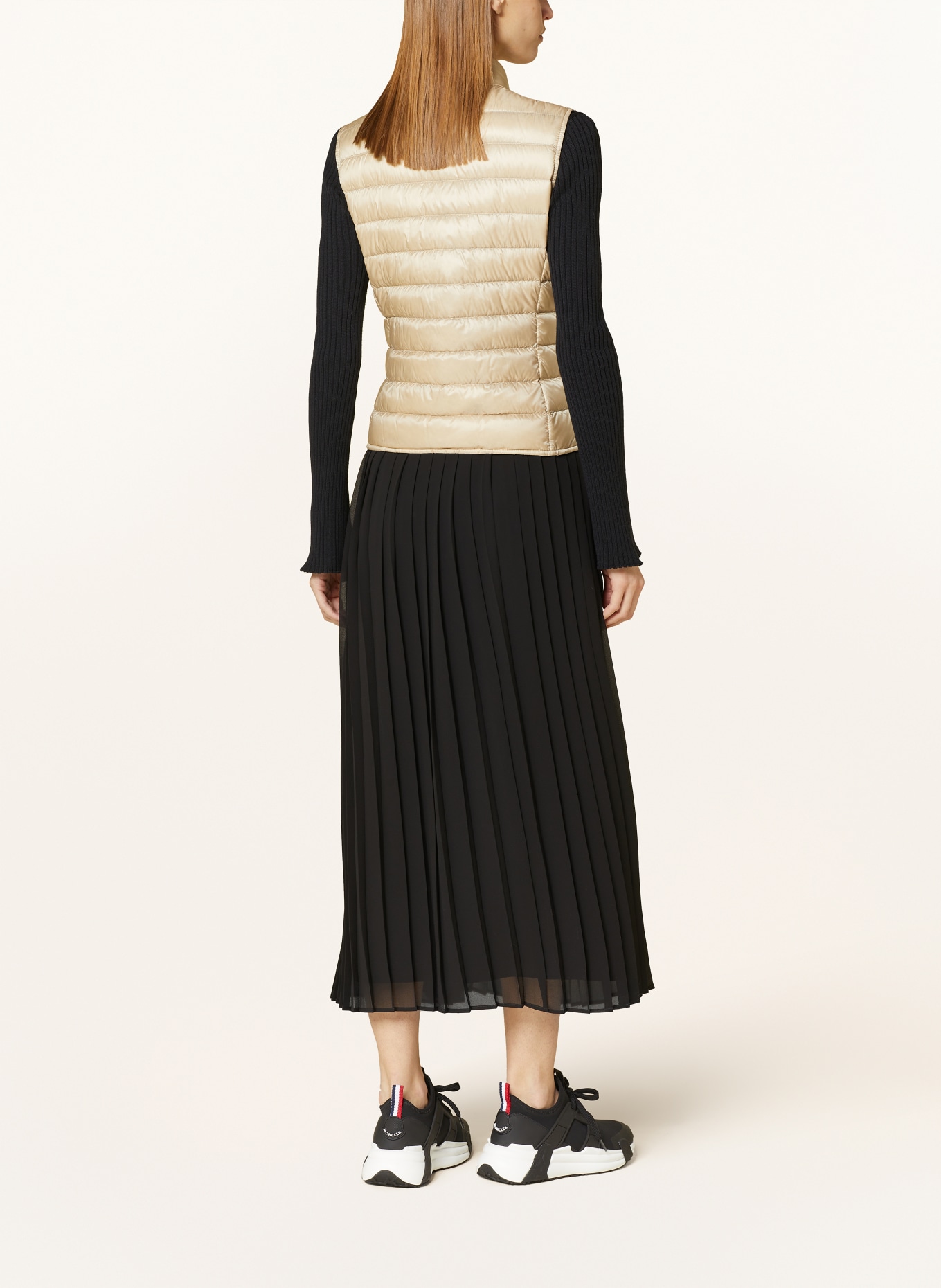 MONCLER Daunenweste LIANE: BEIGE