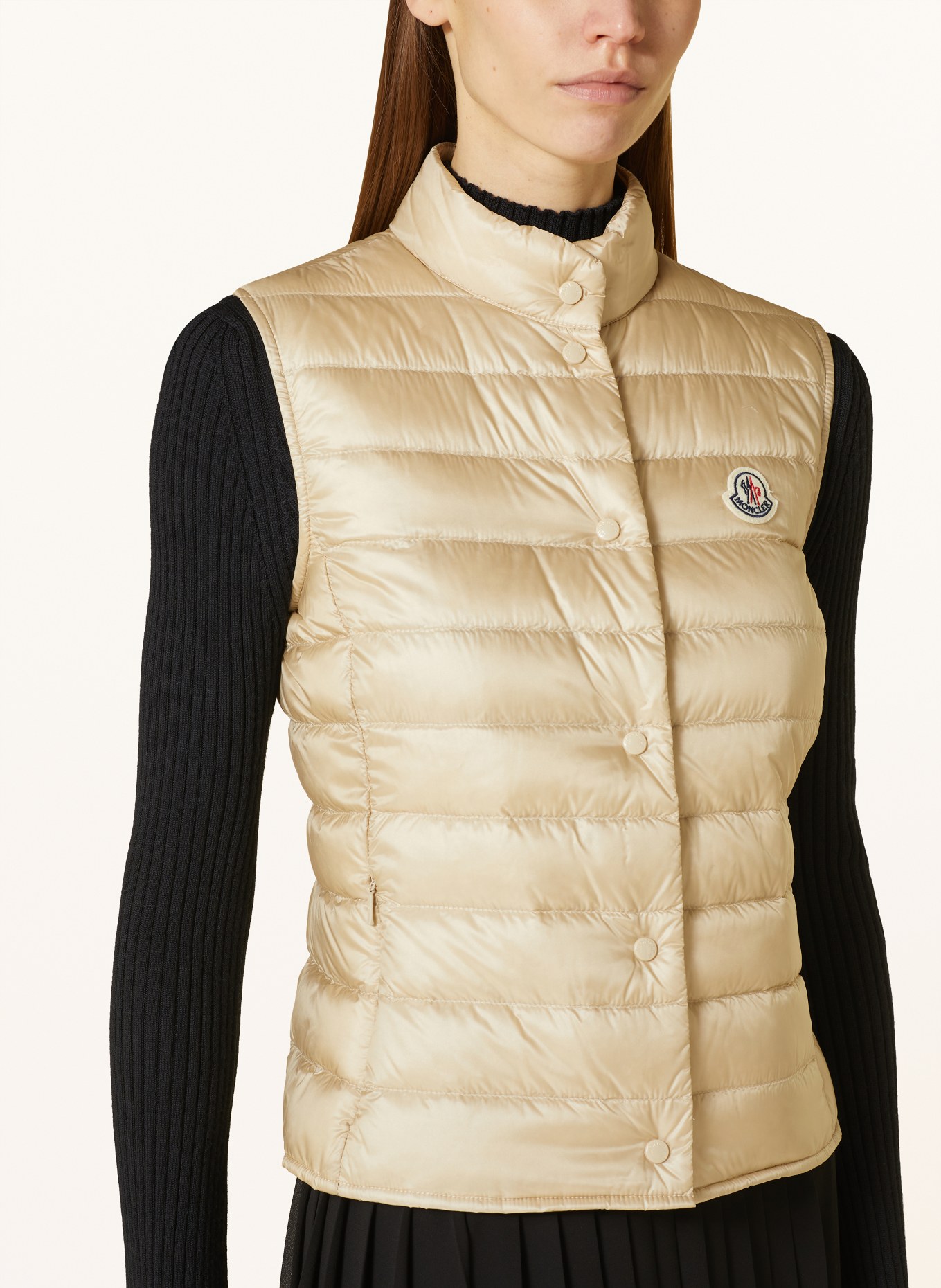 MONCLER Daunenweste LIANE: BEIGE