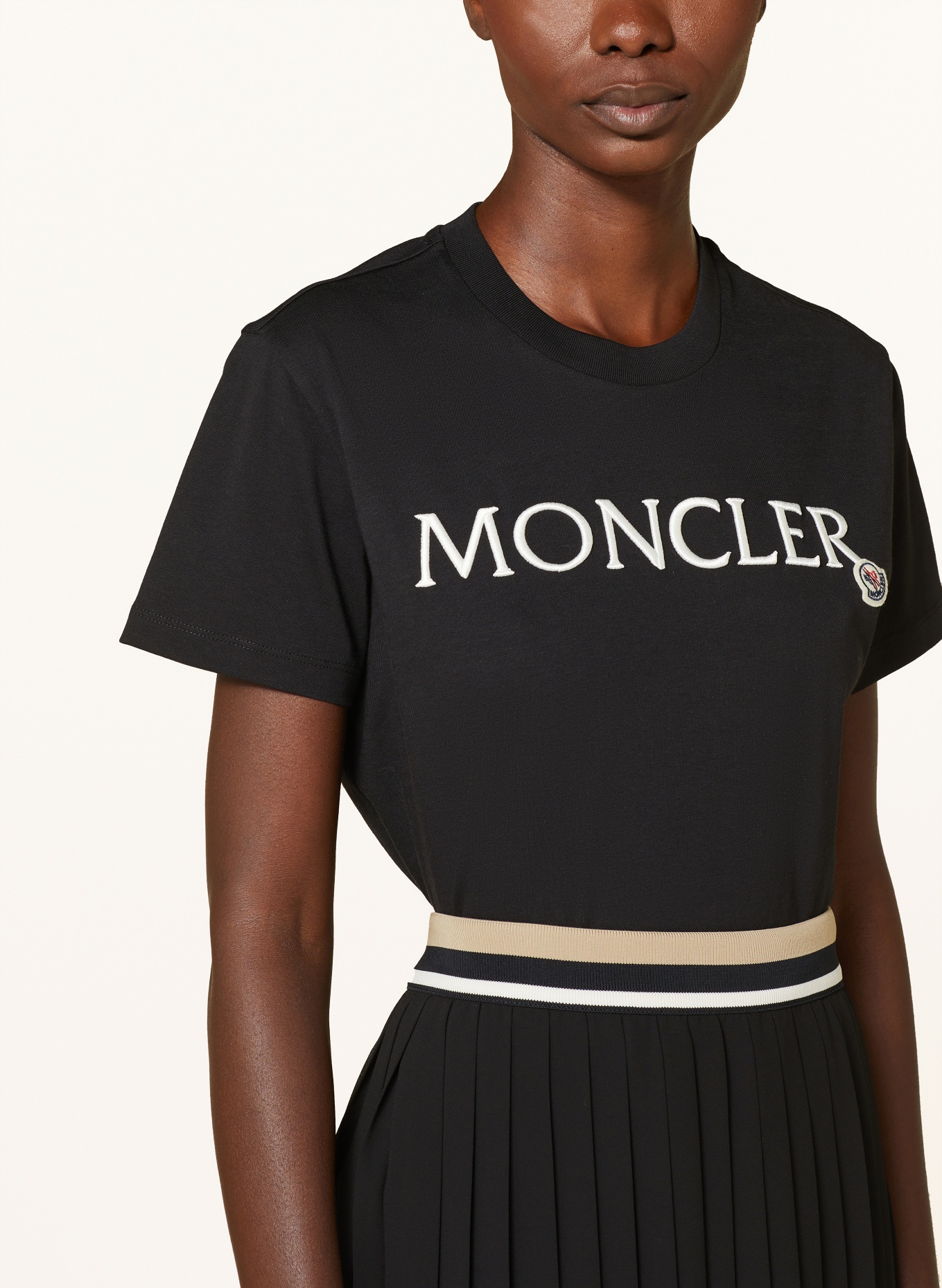 MONCLER T-Shirt: SCHWARZ