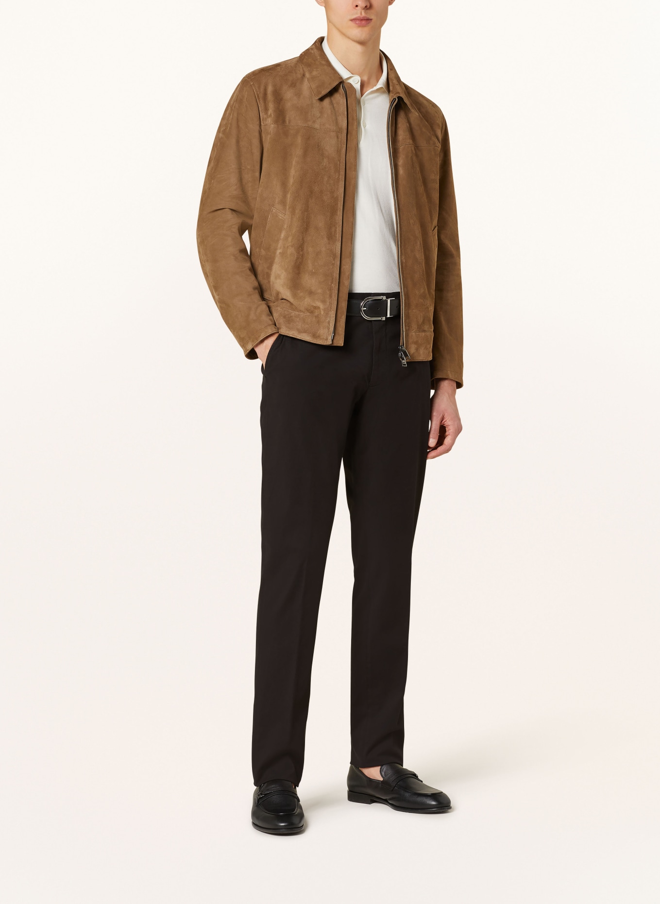 ZEGNA Chinos slim fit, Color: BLACK (Image 2)