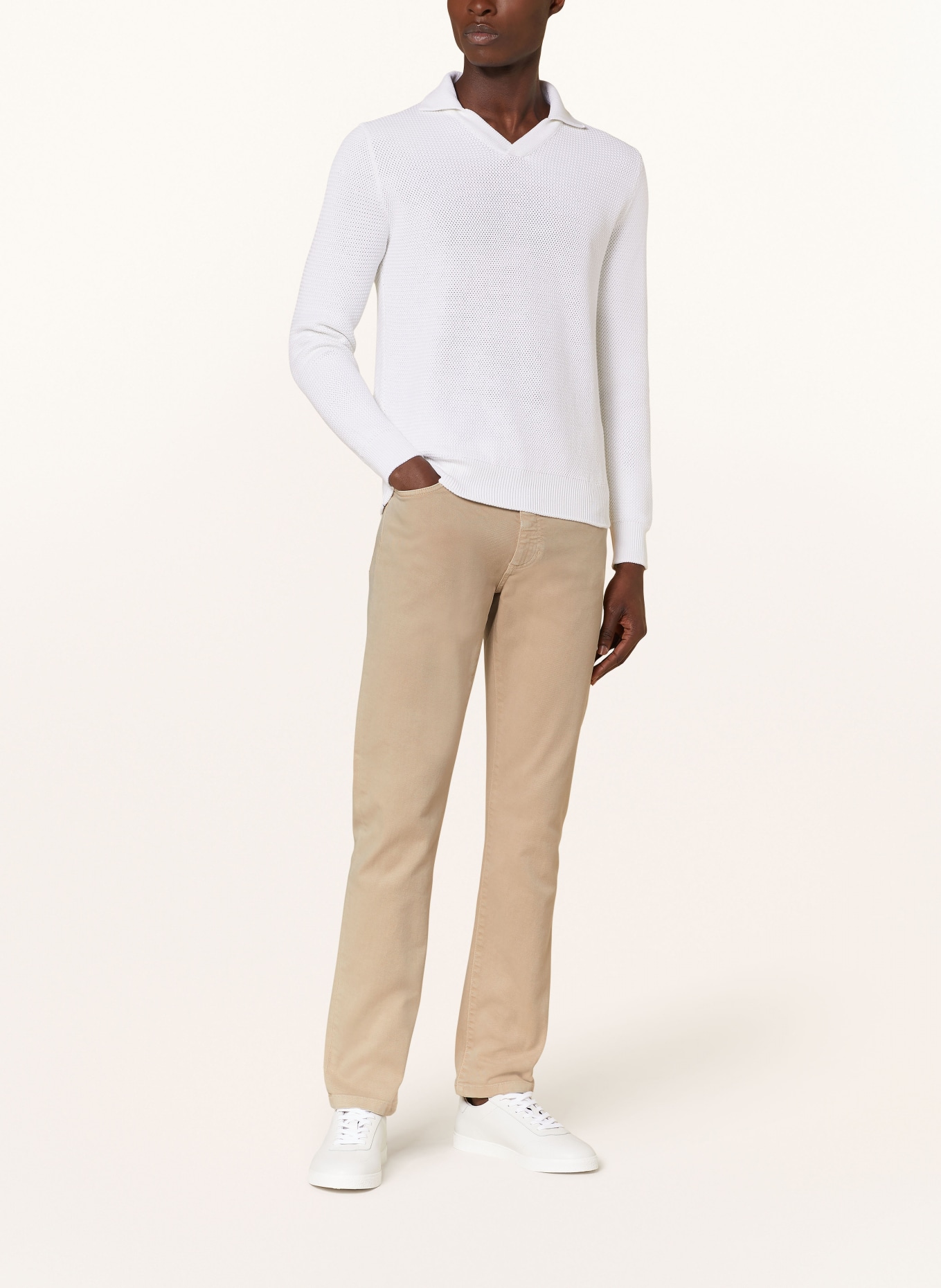 ZEGNA Trousers slim fit, Color: LIGHT BROWN (Image 2)