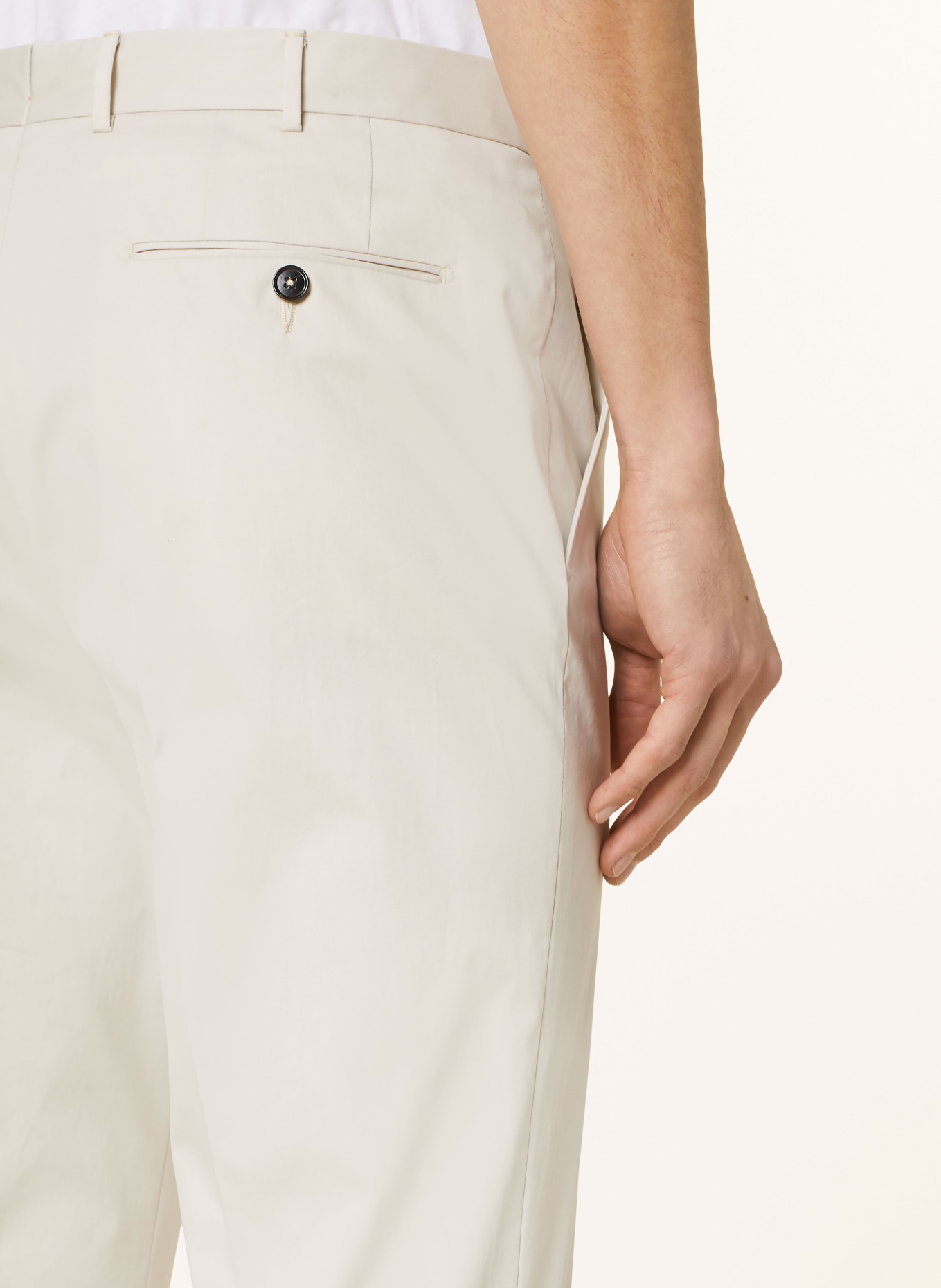 ZEGNA Chino kalhoty Regular Fit, Barva: BÉŽOVÁ (Obrázek 5)