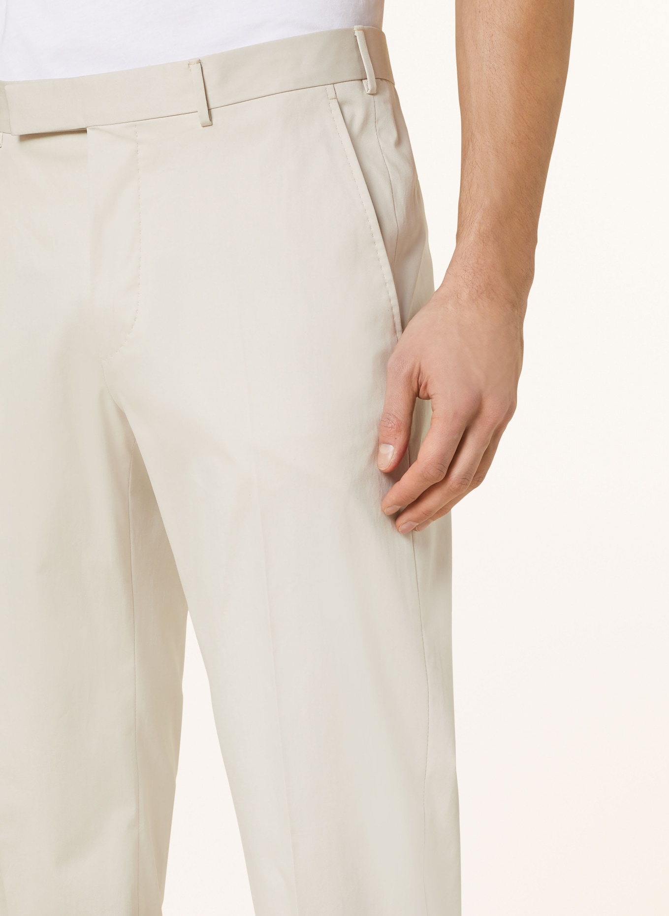 ZEGNA Chino kalhoty Regular Fit, Barva: BÉŽOVÁ (Obrázek 6)