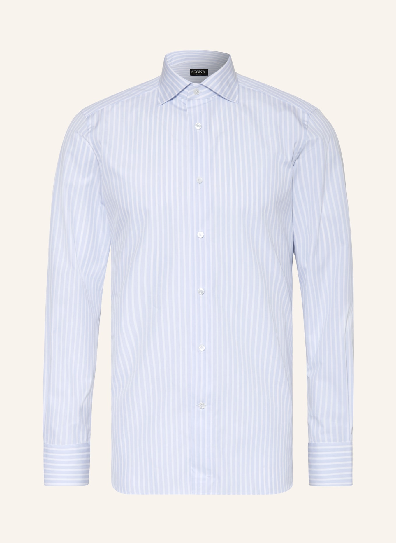 ZEGNA Shirt regular fit, Color: LIGHT BLUE/ WHITE (Image 1)