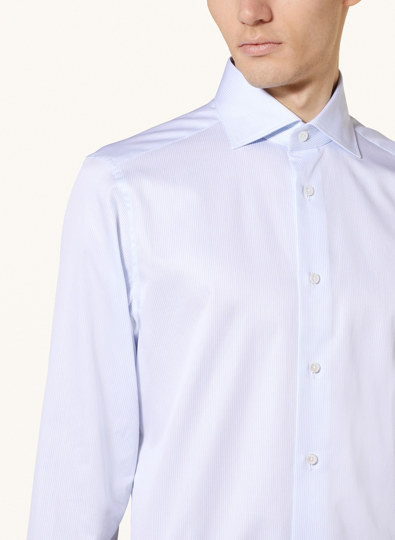 ZEGNA Shirt TROFEO™ regular fit, Color: LIGHT BLUE (Image 4)