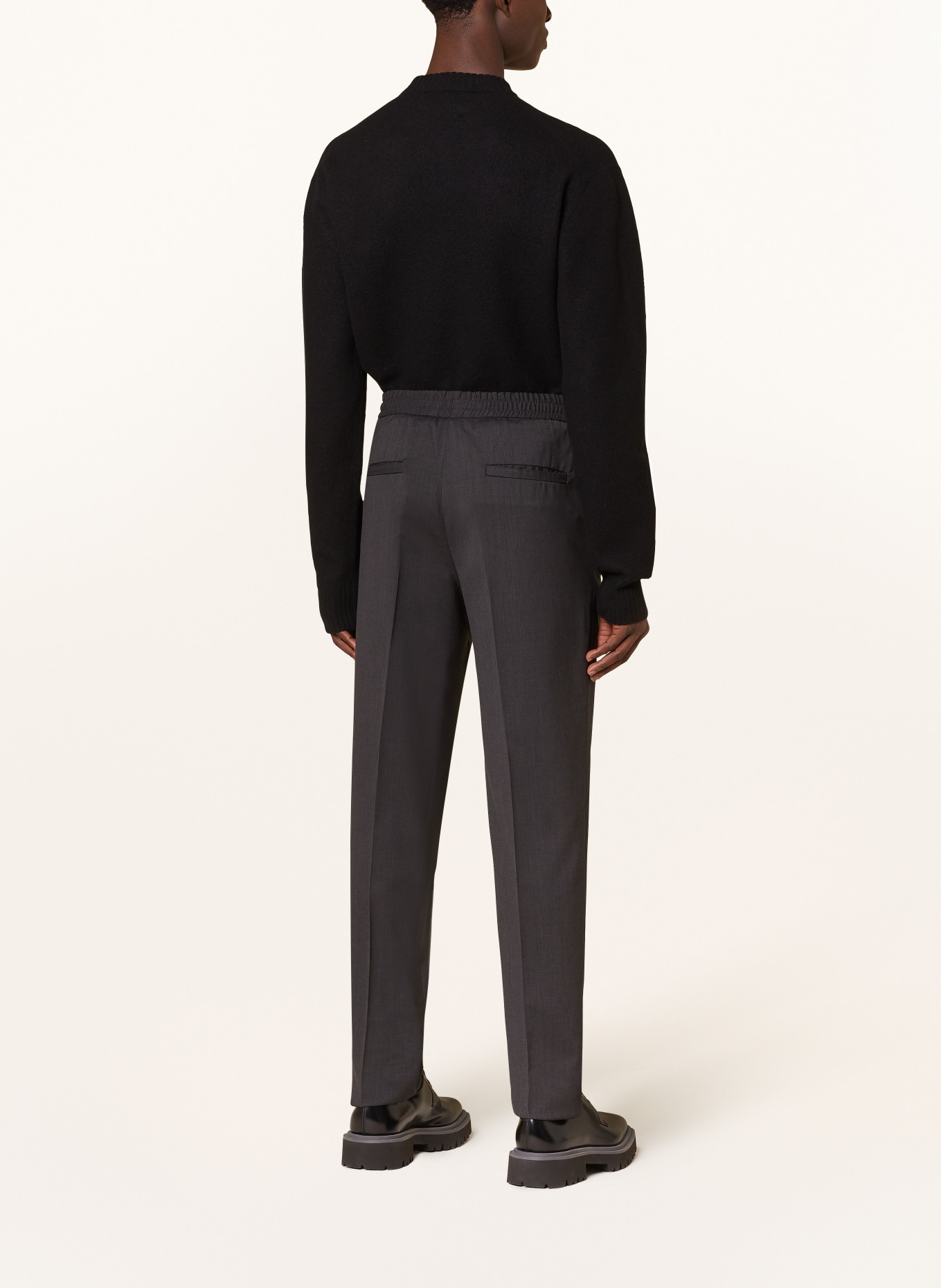 ZEGNA Pants in jogger style extra slim fit, Color: 3A7 Anthra (Image 3)