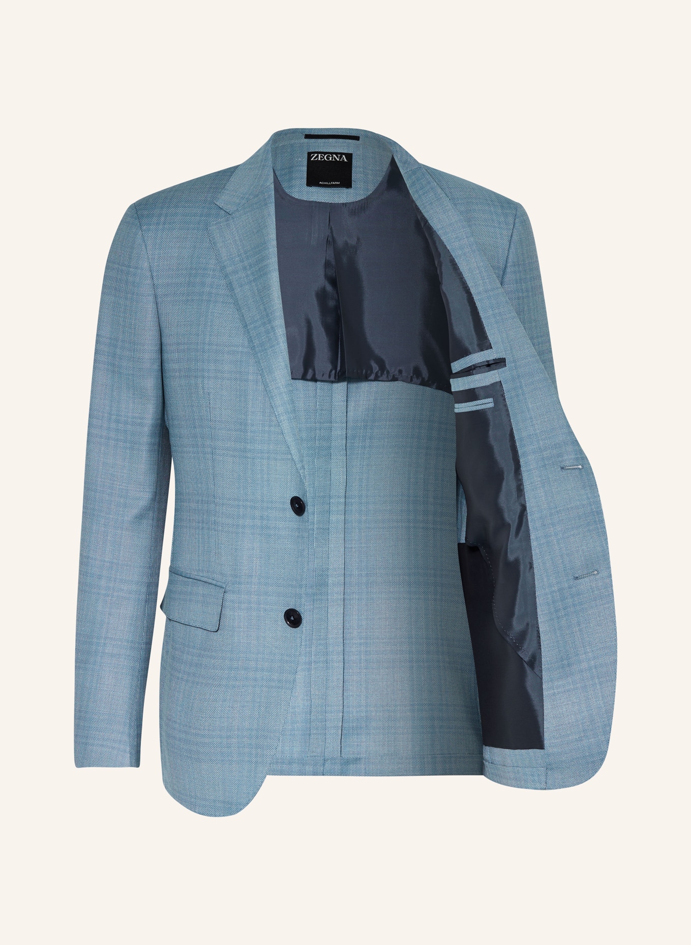 ZEGNA Tailored jacket MILANO Slim Fit, Color: LIGHT BLUE (Image 4)