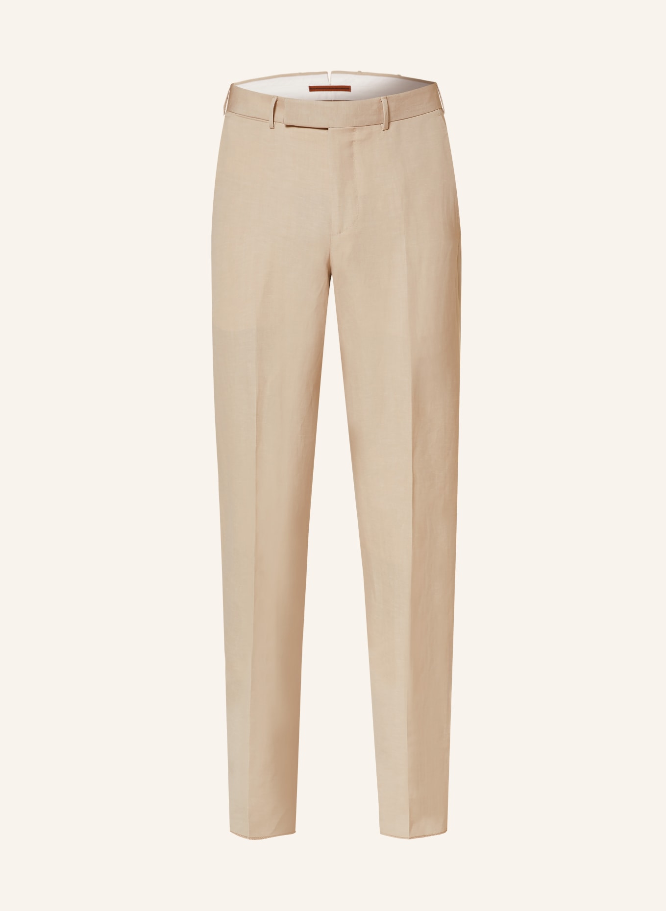 ZEGNA Suit trousers regular fit with linen, Color: 5A7 Beige (Image 1)