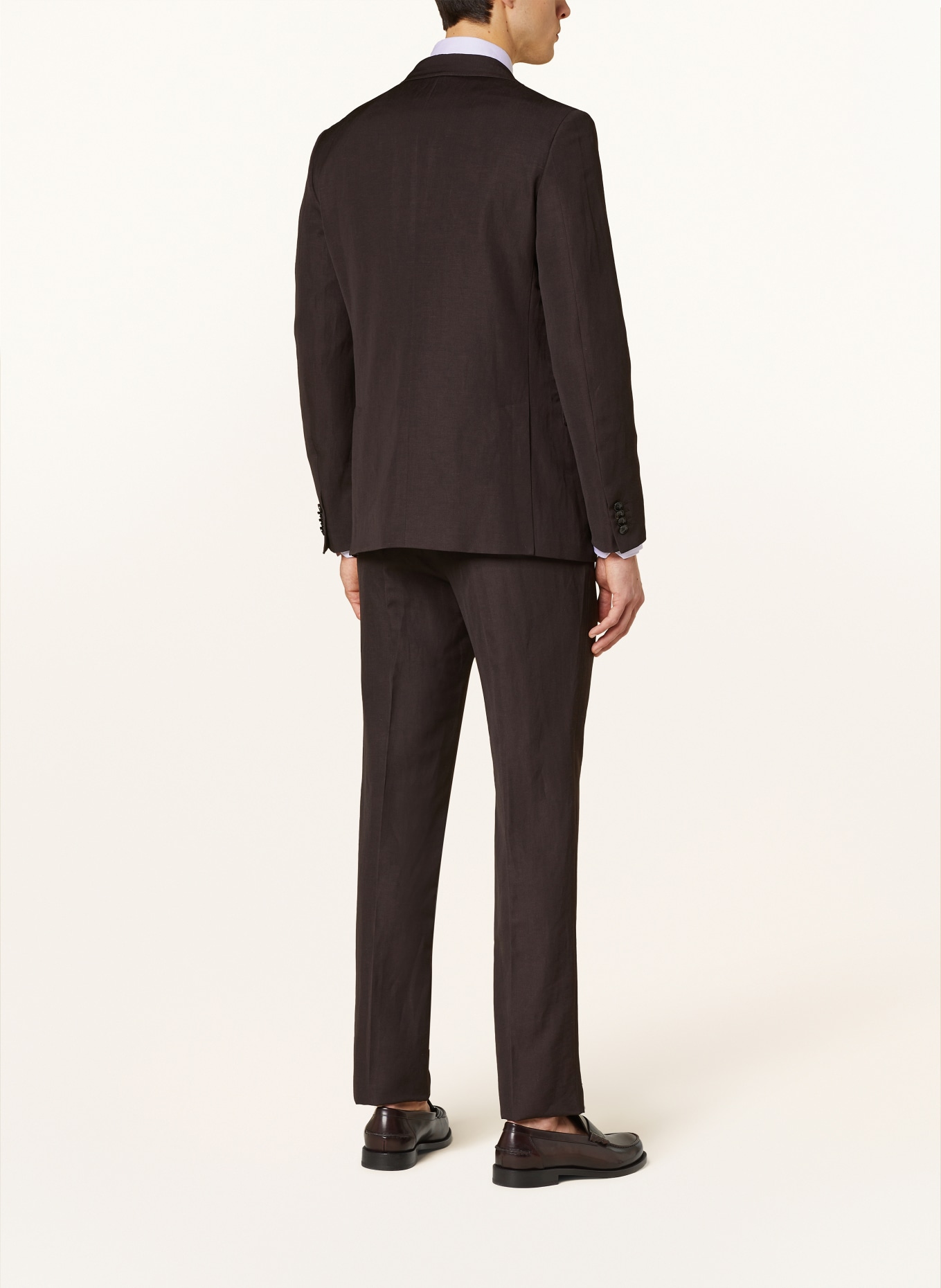 ZEGNA Suit jacket regular fit with linen, Color: 2A7 Brown (Image 3)