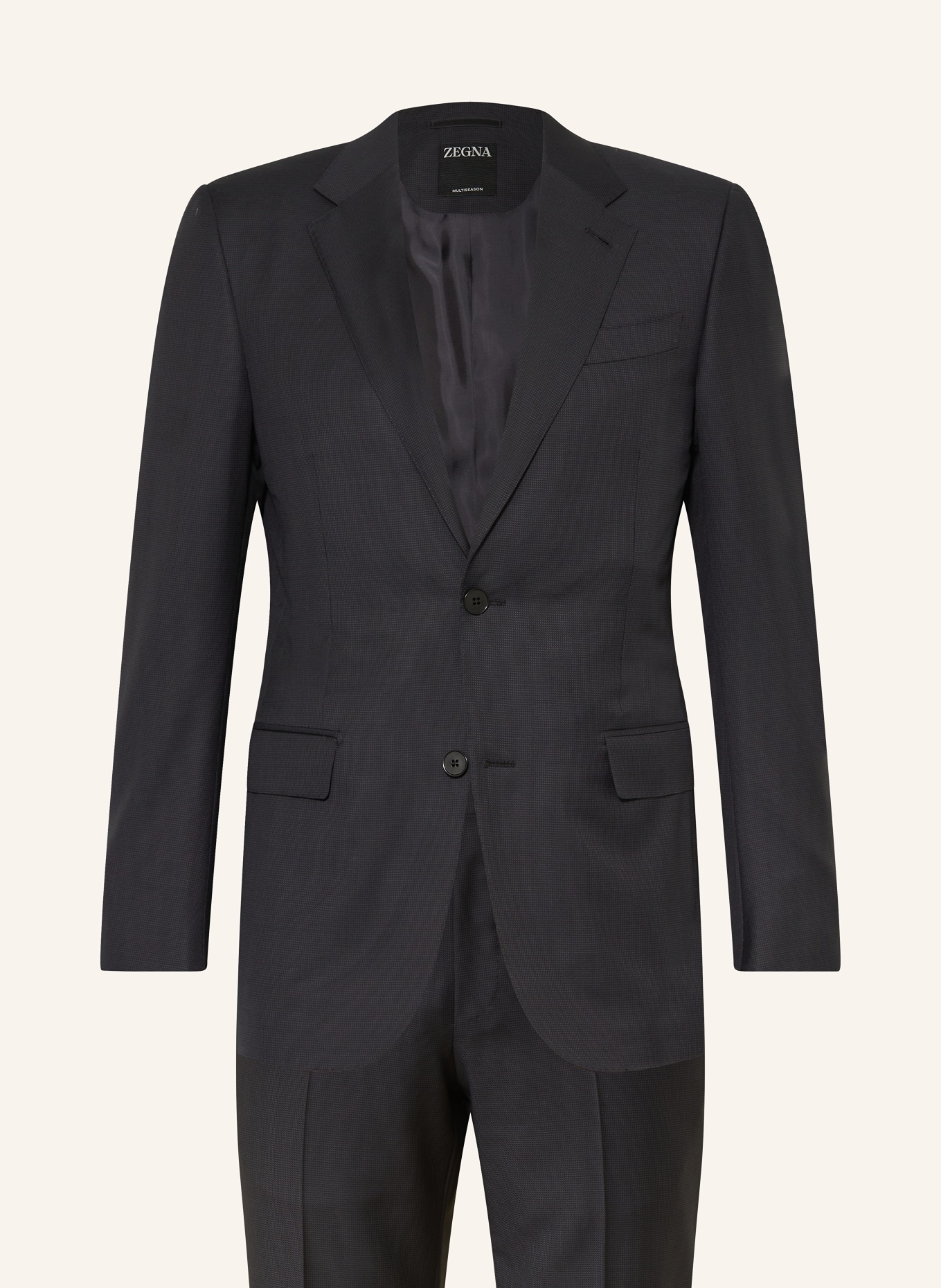 ZEGNA Suit regular fit, Color: BLACK (Image 1)