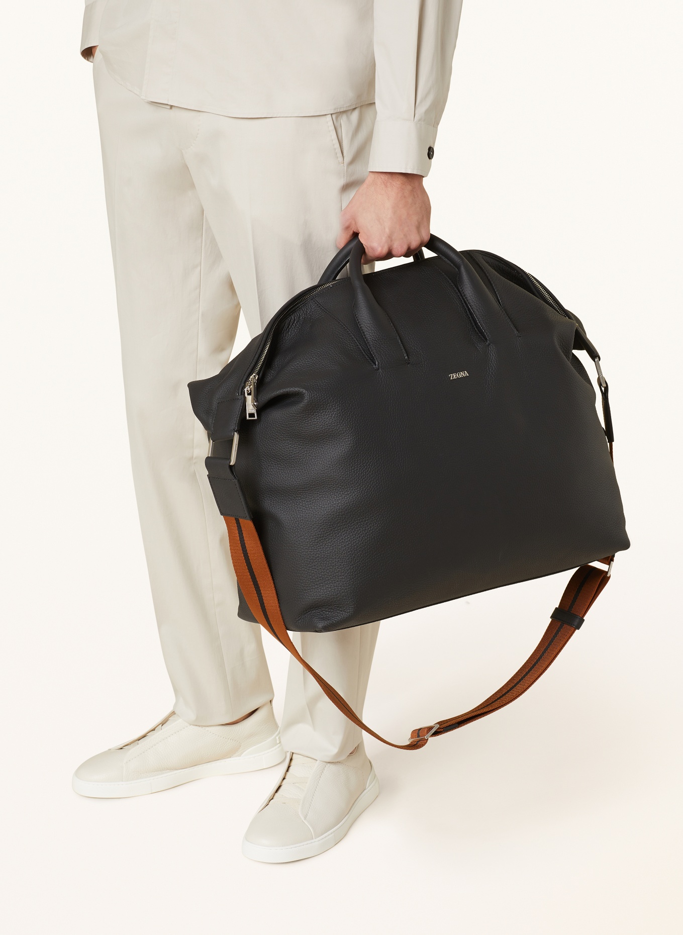 ZEGNA Weekend Bag, Color: BLACK (Image 4)