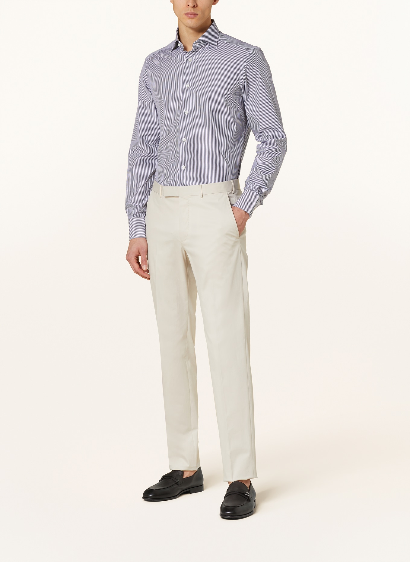 ZEGNA Shirt regular fit, Color: BLUE/ WHITE (Image 2)