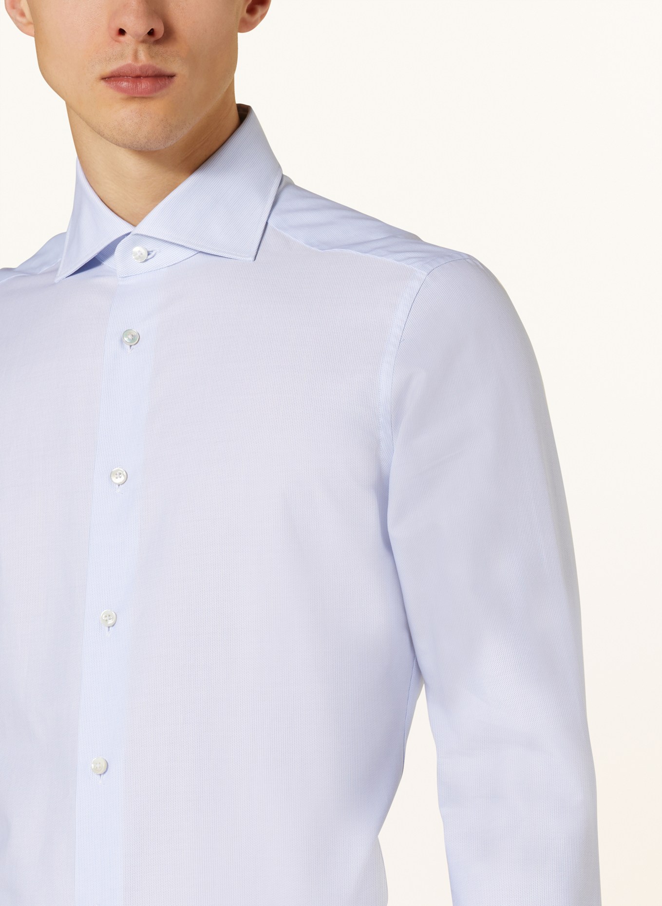 ZEGNA Shirt regular fit, Color: LIGHT BLUE (Image 4)