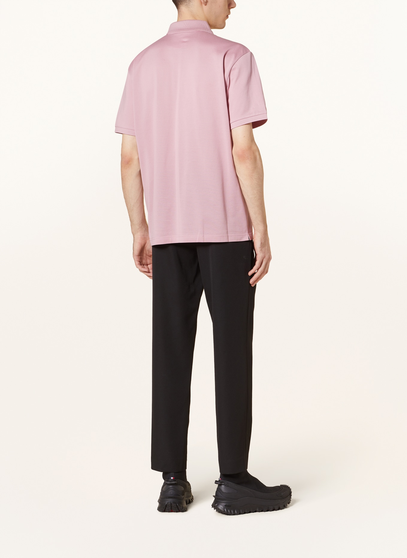 MONCLER Piqué-Poloshirt, Farbe: PINK (Bild 3)