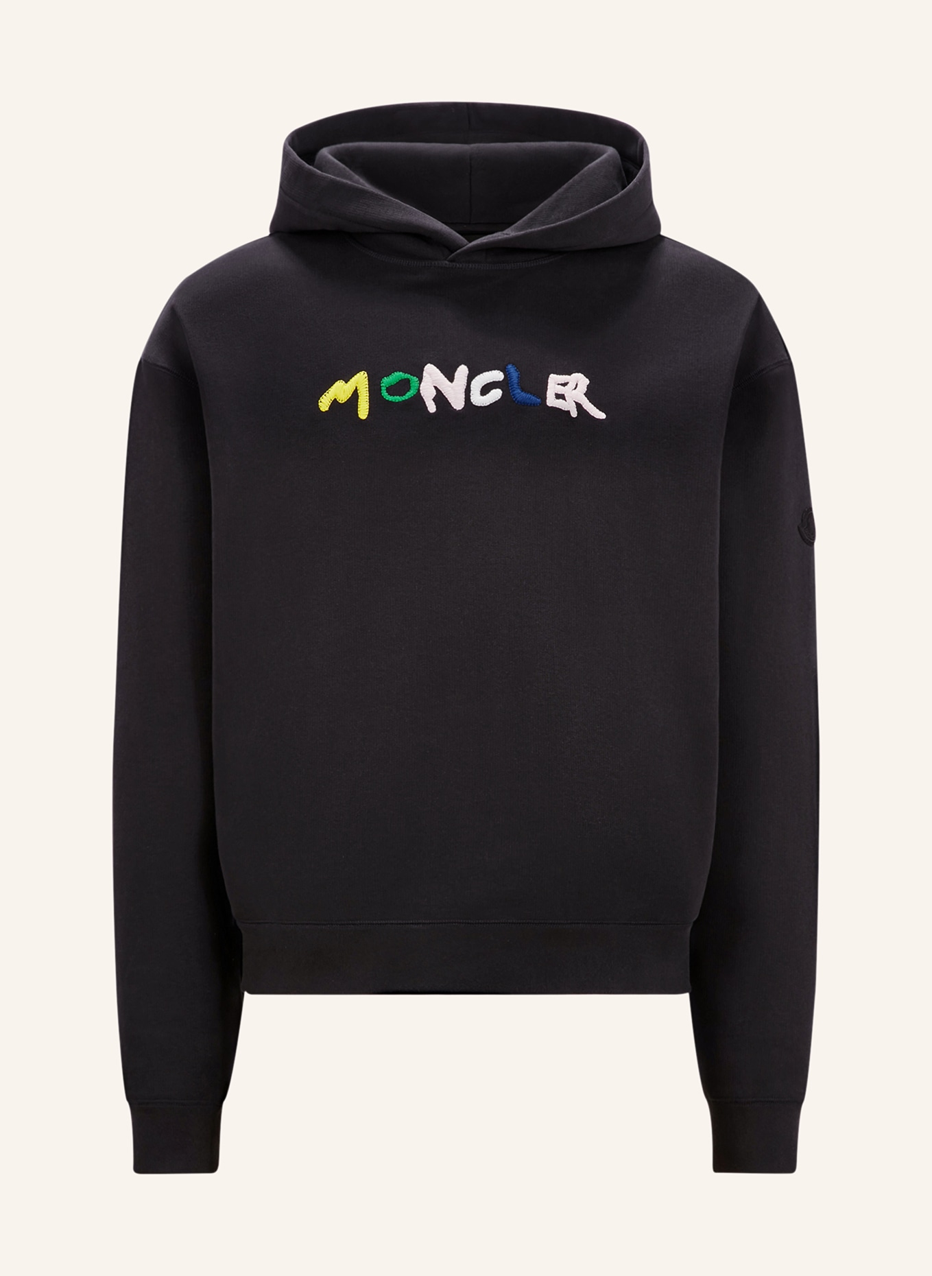 MONCLER Hoodie, Color: BLACK/ YELLOW/ GREEN (Image 1)