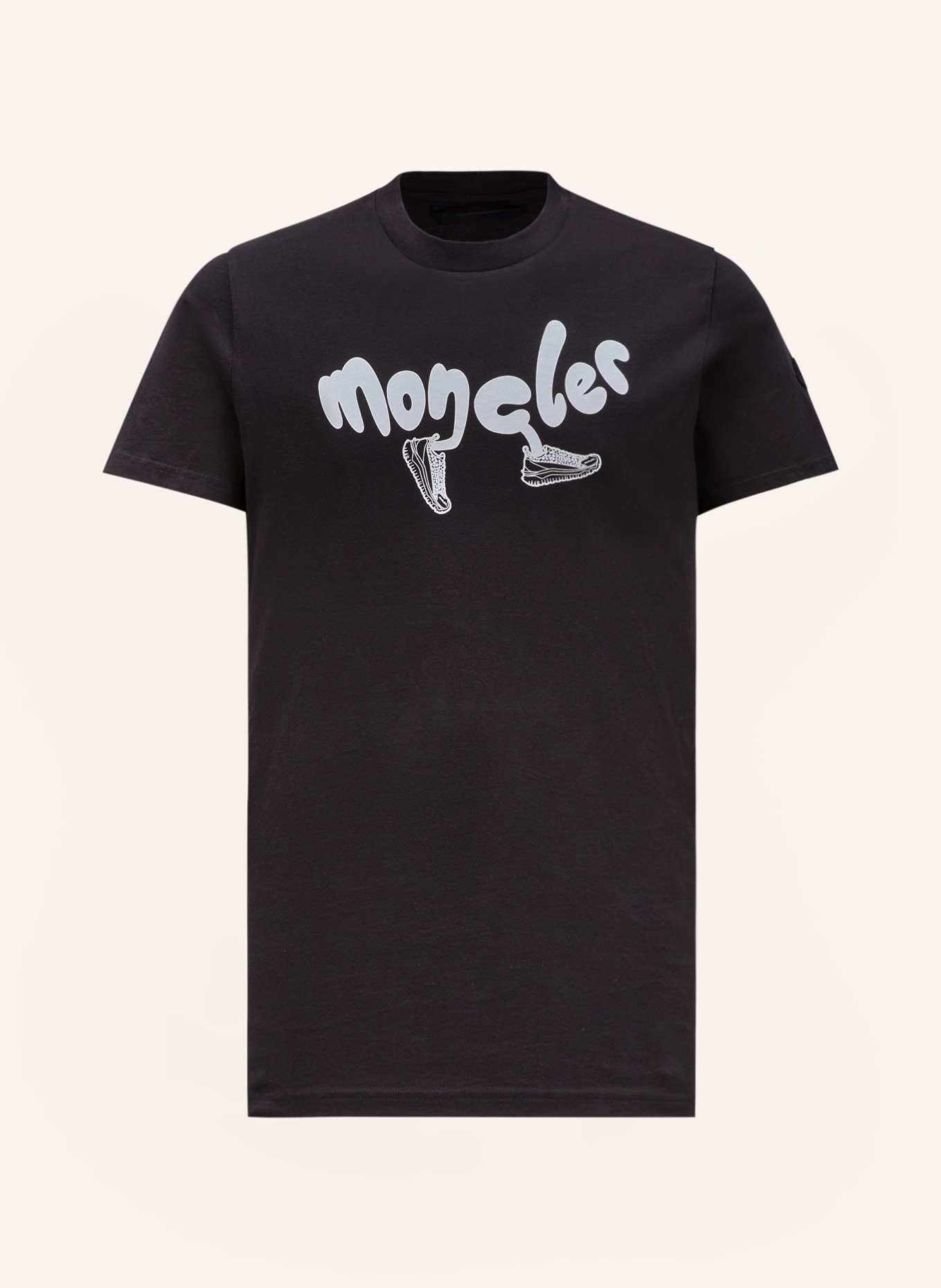 MONCLER T-shirt, Color: BLACK/ WHITE (Image 1)