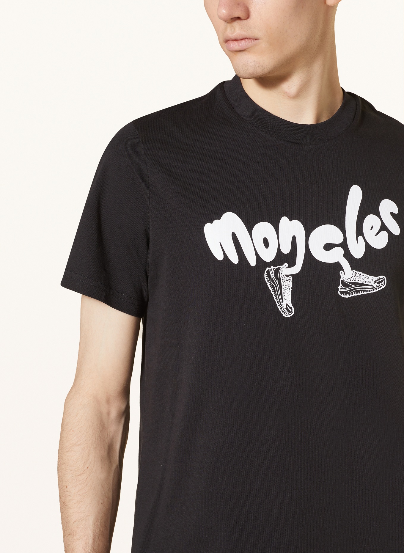 MONCLER T-shirt, Color: BLACK/ WHITE (Image 4)