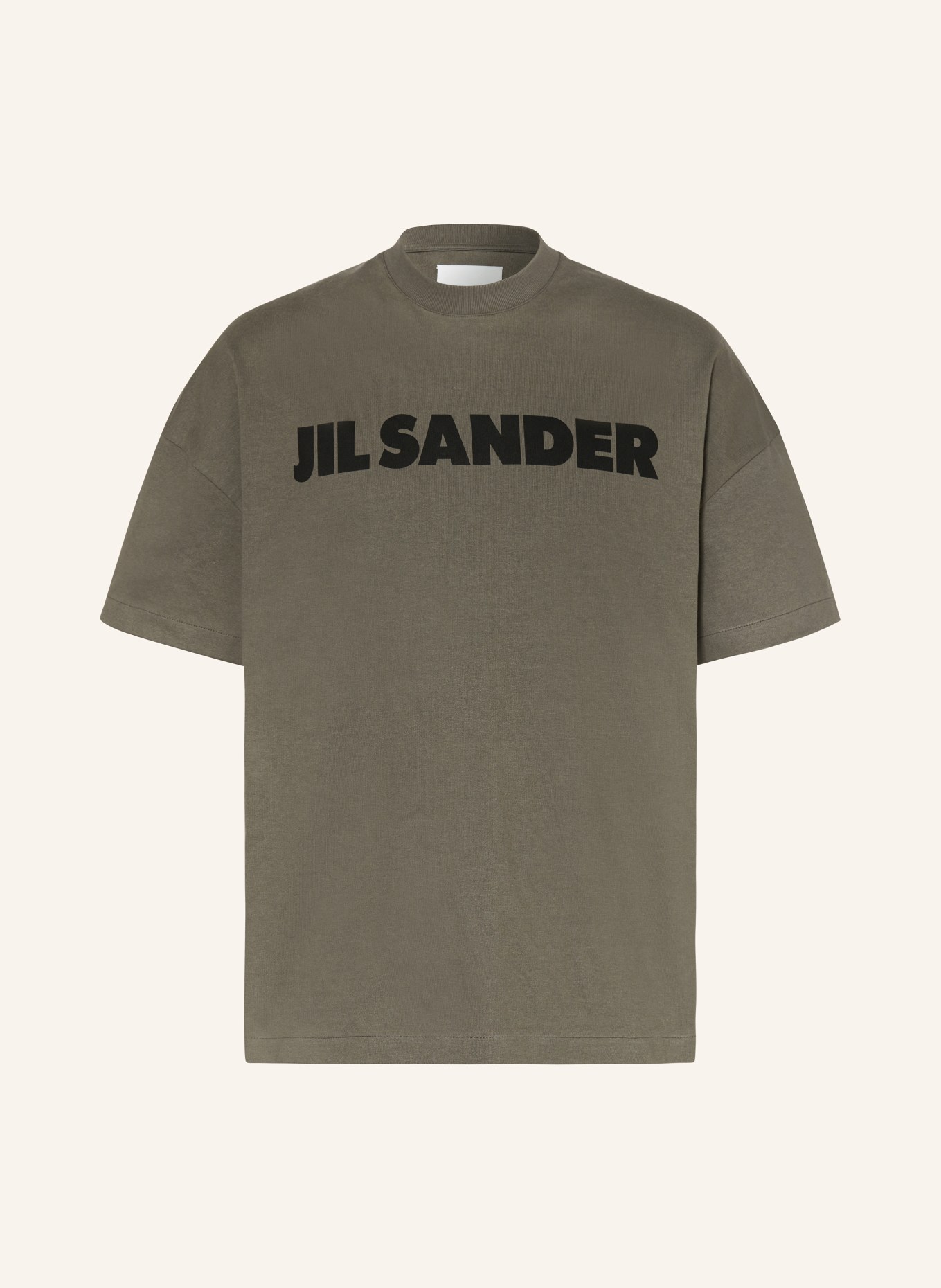 JIL SANDER T-shirt, Kolor: KHAKI/ CZARNY (Obrazek 1)