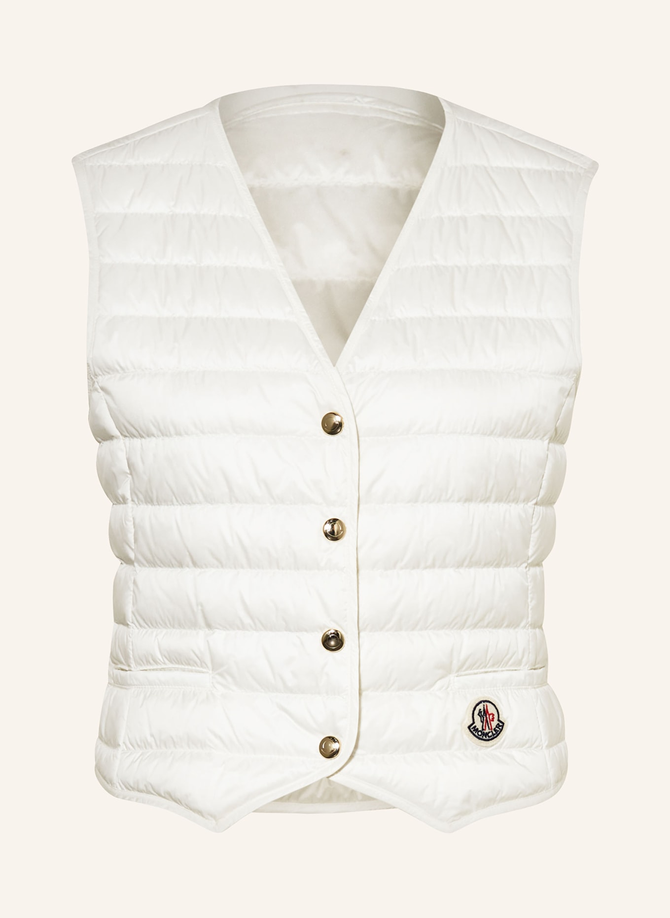 MONCLER Down vest, Color: WHITE (Image 1)