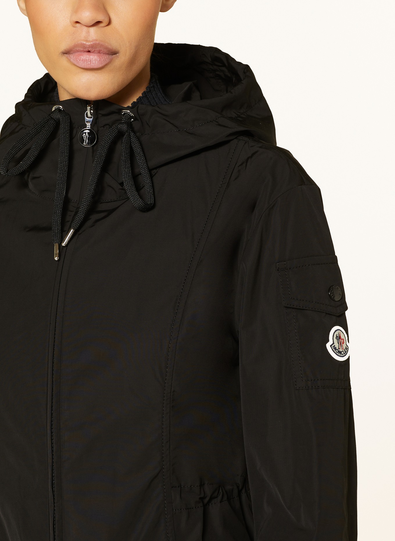 25SS MONCLER Laerte ブラック MONCLER | Laerte Parka | Women | Parka Jackets | Flannels