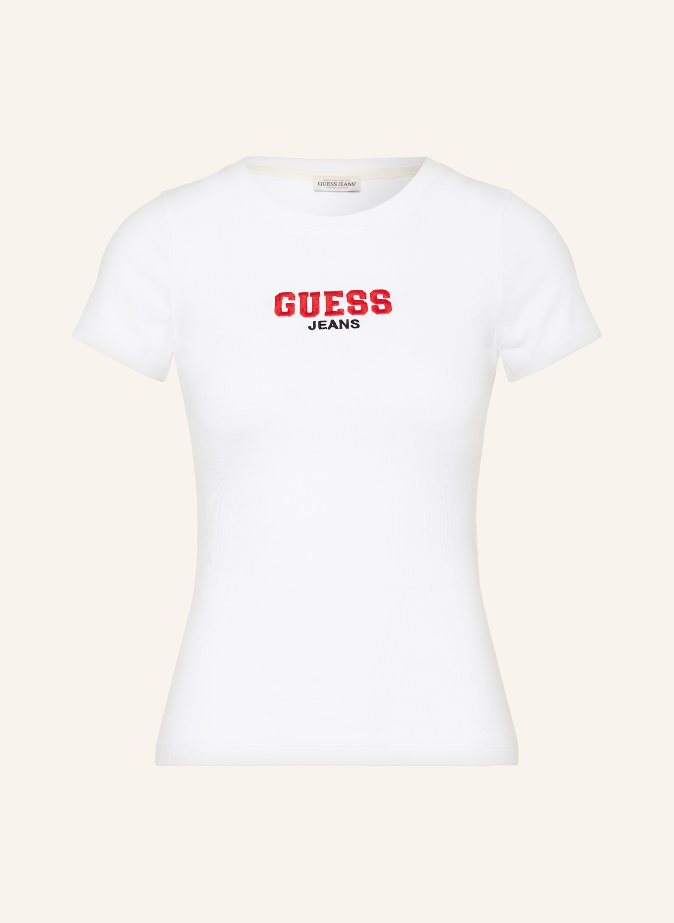 GUESS JEANS T-shirt, Color: WHITE (Image 1)