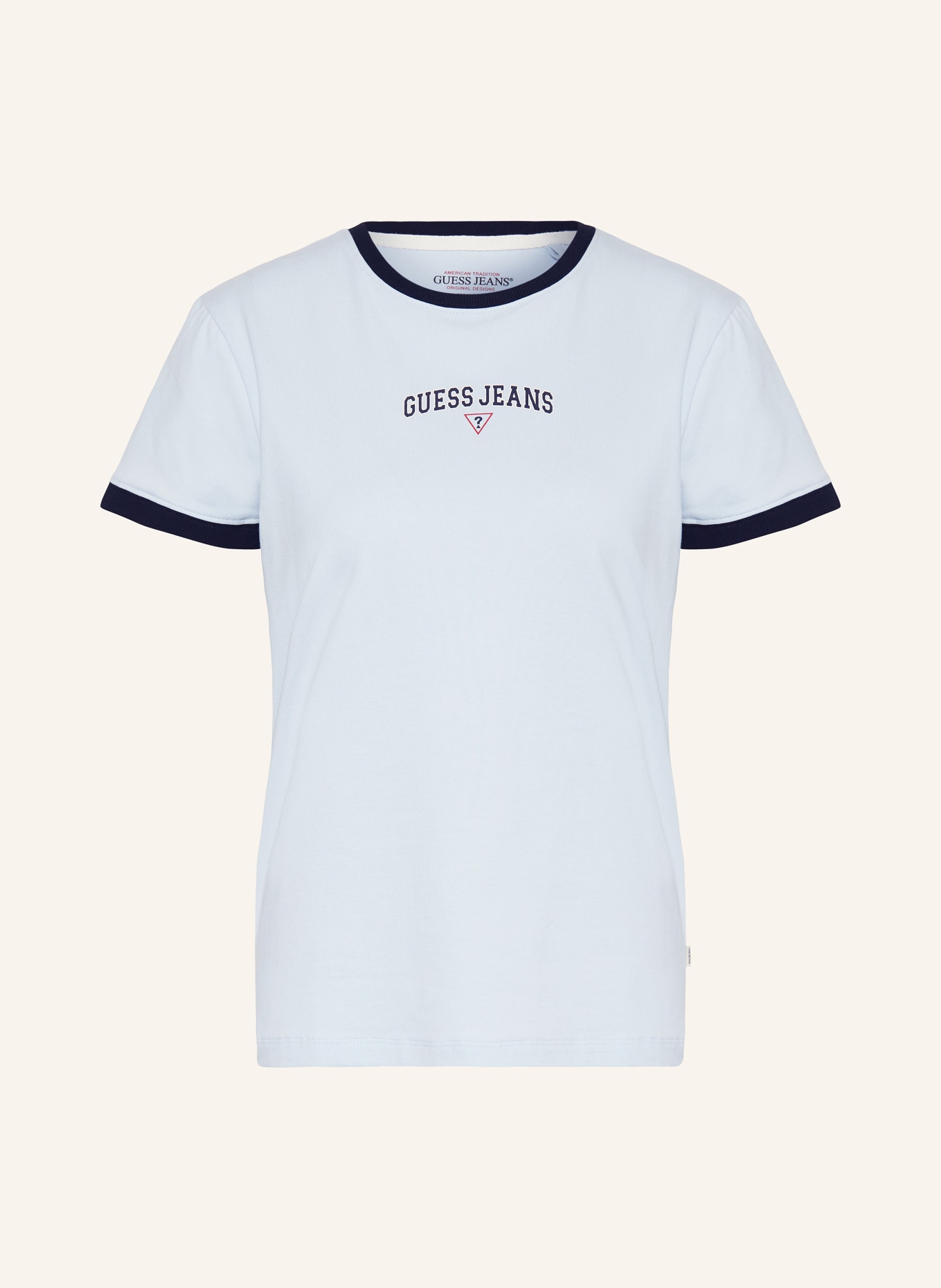 GUESS JEANS T-shirt, Color: LIGHT BLUE (Image 1)