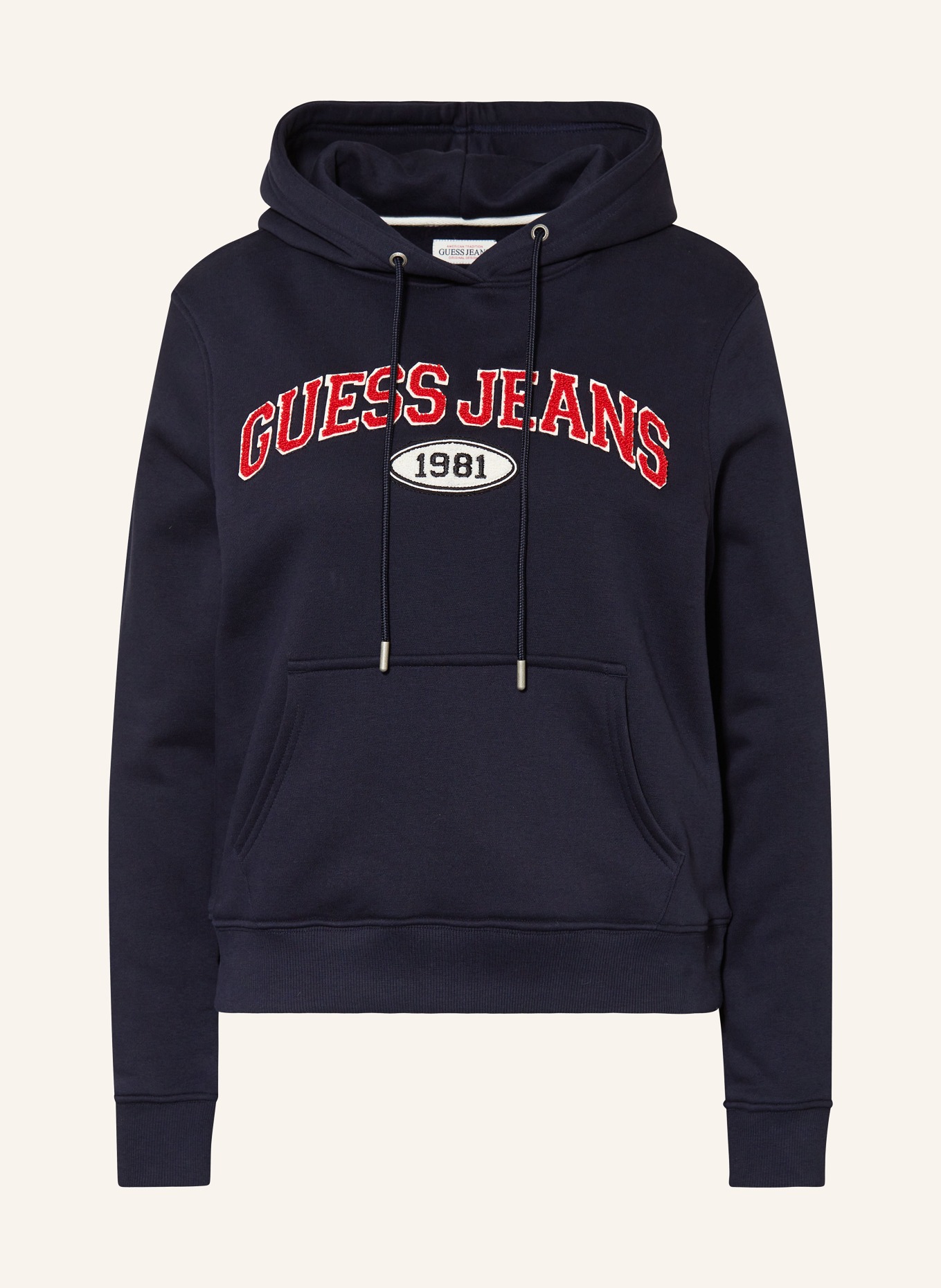 GUESS JEANS Hoodie, Farbe: DUNKELBLAU (Bild 1)