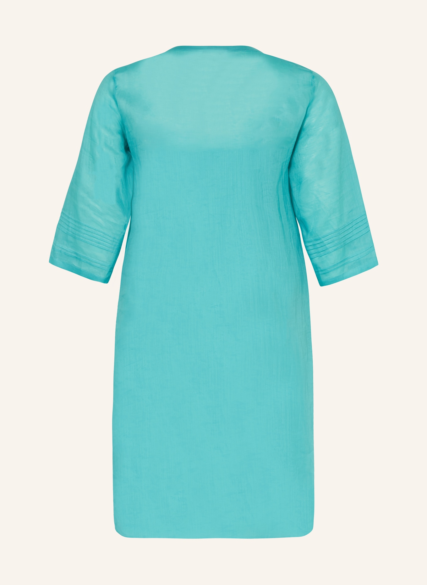 MARINA RINALDI VOYAGE Dress with 3/4 sleeves, Color: TURQUOISE (Image 2)