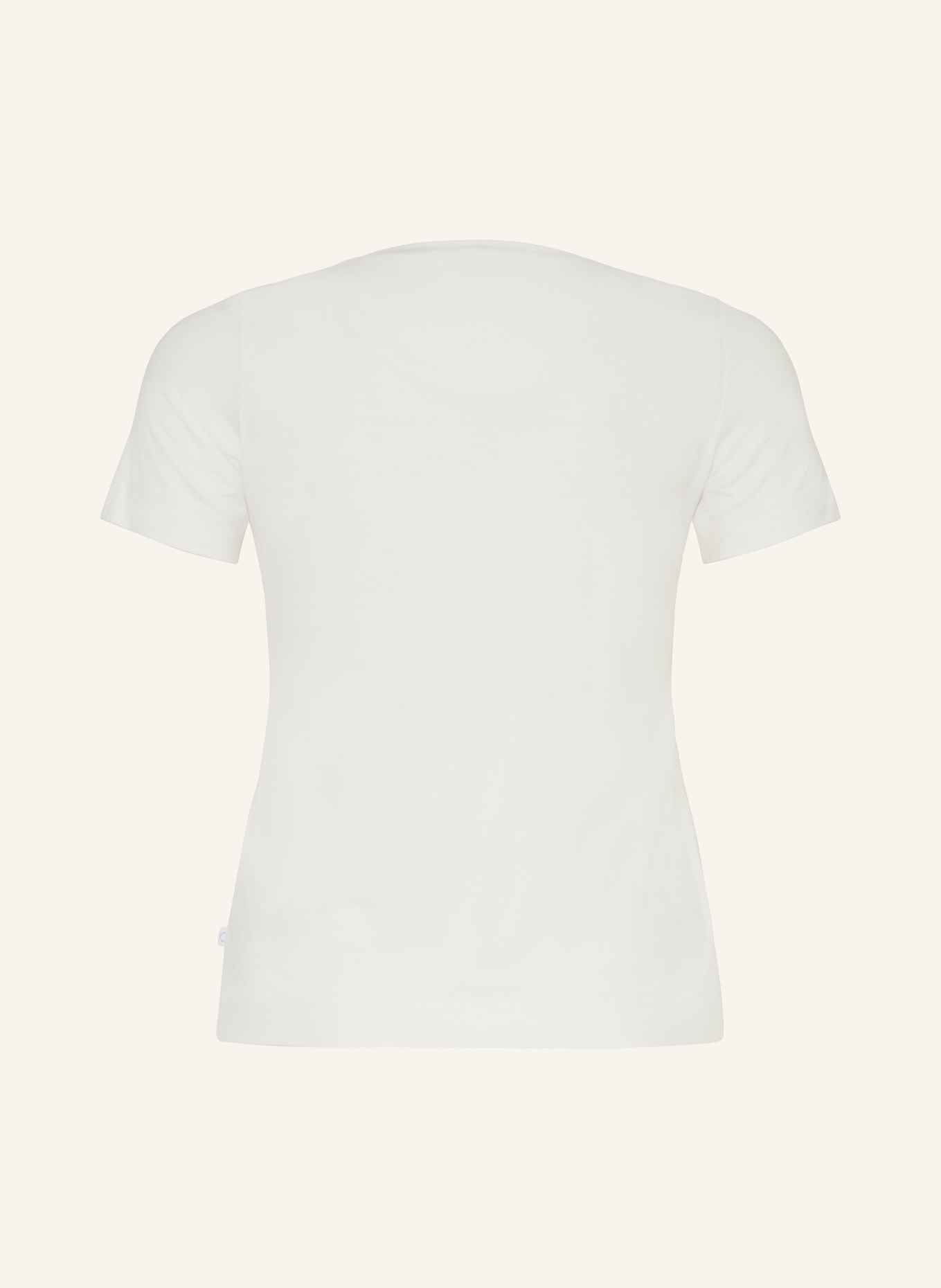 MARINA RINALDI VOYAGE T-shirt z cekinami, Kolor: ECRU (Obrazek 2)