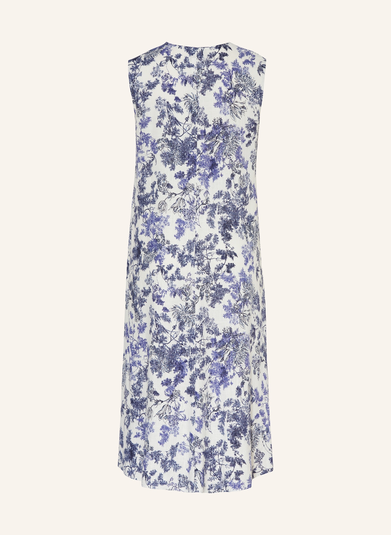 MARINA RINALDI PERSONA Dress, Color: WHITE/ DARK BLUE (Image 2)